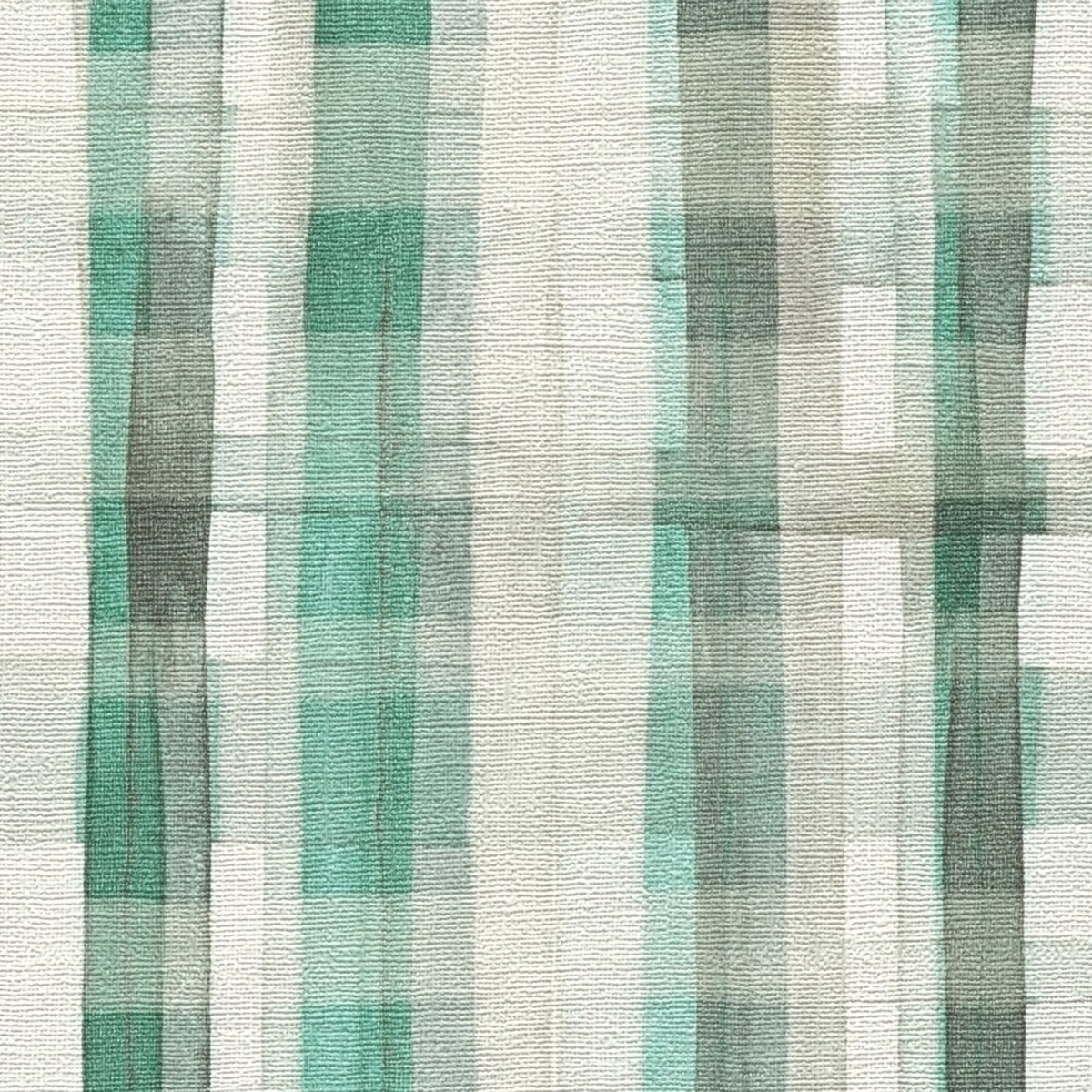 Papier peint Tartan Écossais vert turquoise - Anna D'Andrea d'A.S. Création AMB3| Réf. AS-782243