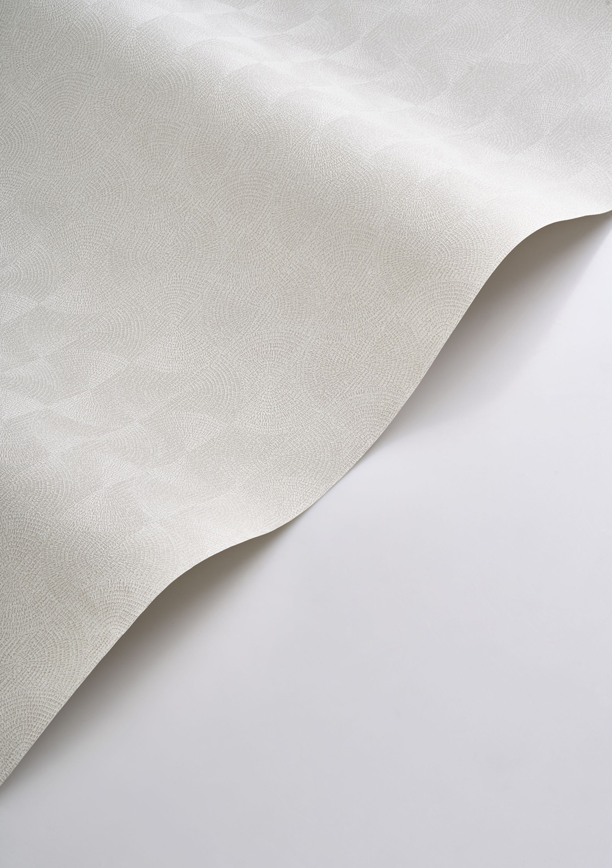 Papier peint Mosaïque Cercle Asterios blanc craie - Solaris de Casadéco ROLL | Réf. SOLA201880028