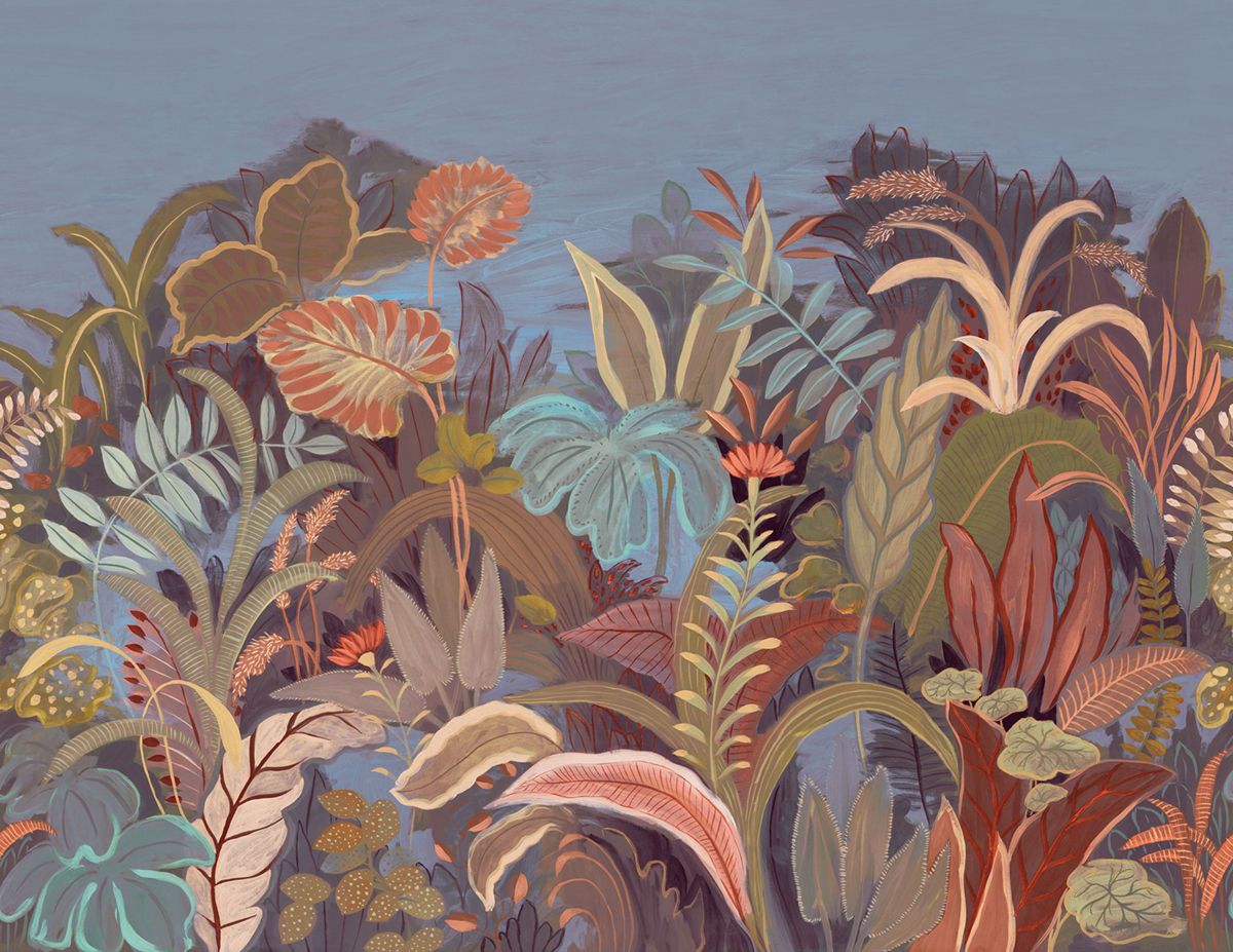 Papier peint panoramique Jungle Brasilia L multicouleurs 400X310 - Rio de Casadéco | Réf. RIOC201856412