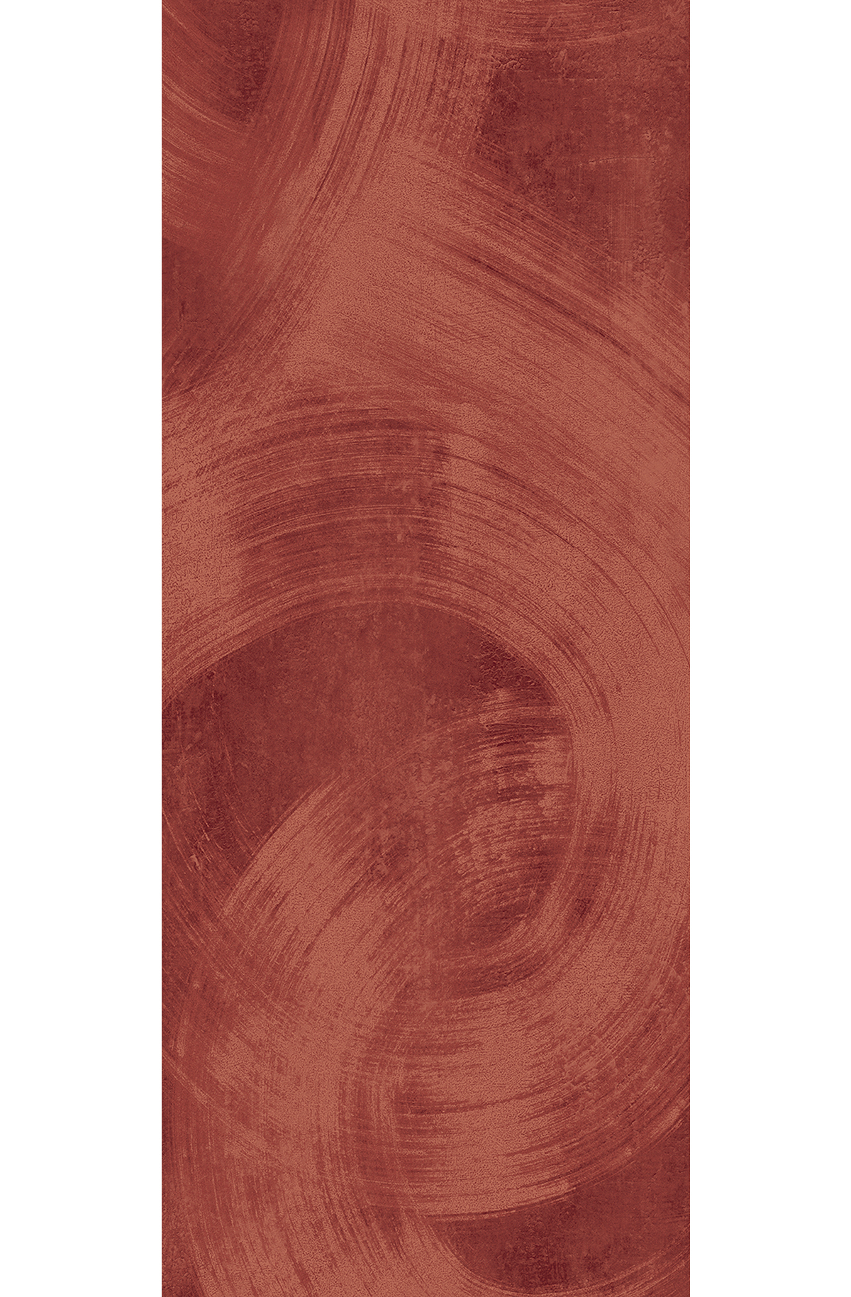 Papier peint panoramique Cercles Contemporain Charly terracotta - B H260 - Wall Designs IV de Masureel | Réf. MAS-DG4CHA1032-260