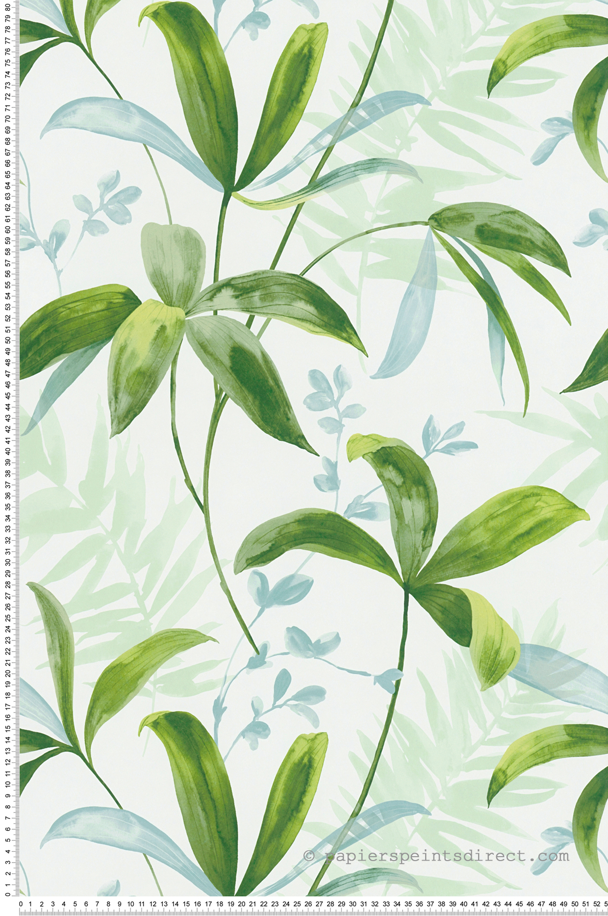 Papier peint Feuillage Elegant blanc - Jungle Chic d'Architects Paper | Réf. 37704-1