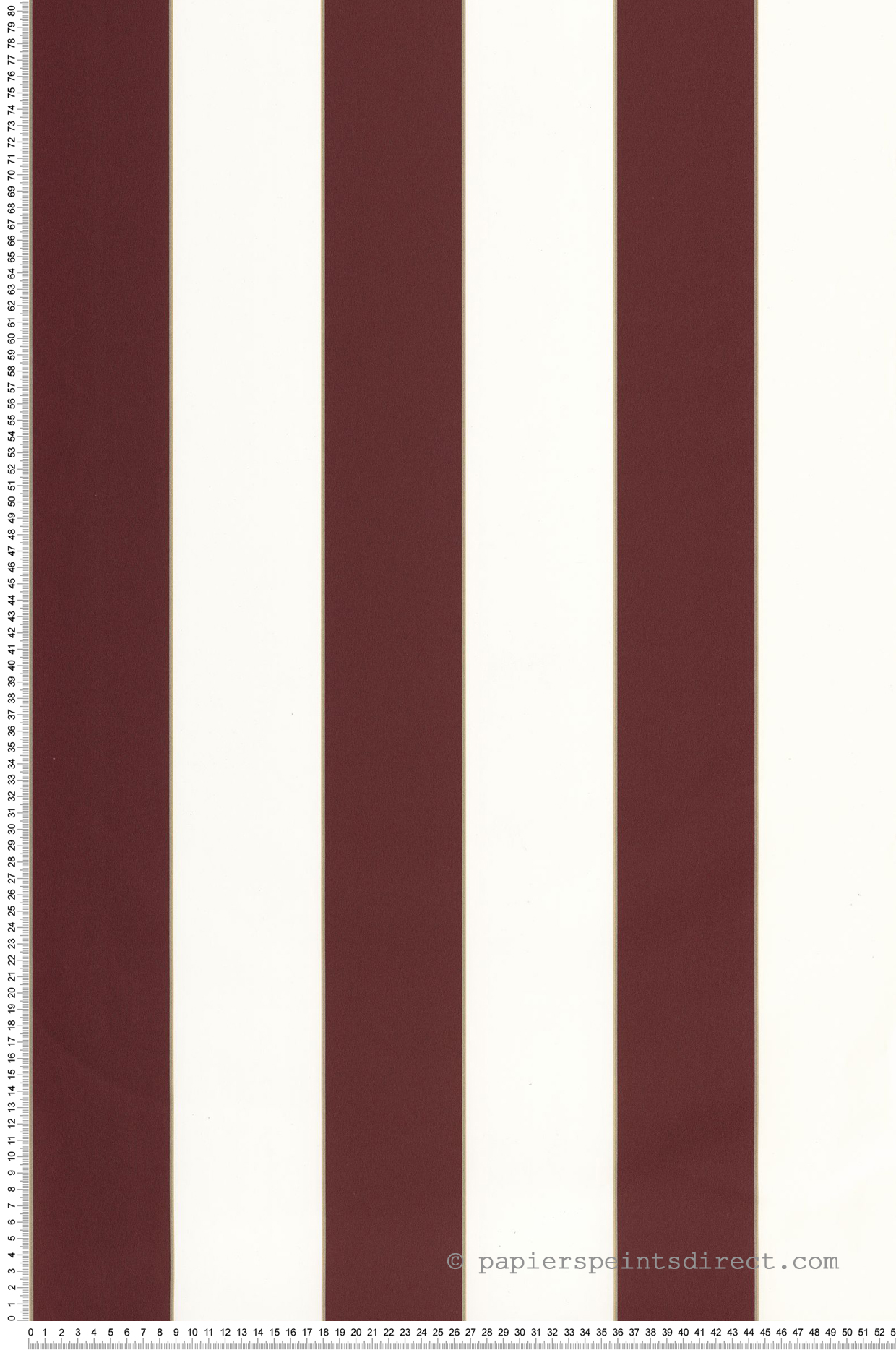 Papier peint Rayures Golden Lines bordeaux doré - Light de Casélio | Réf. LIG101075050