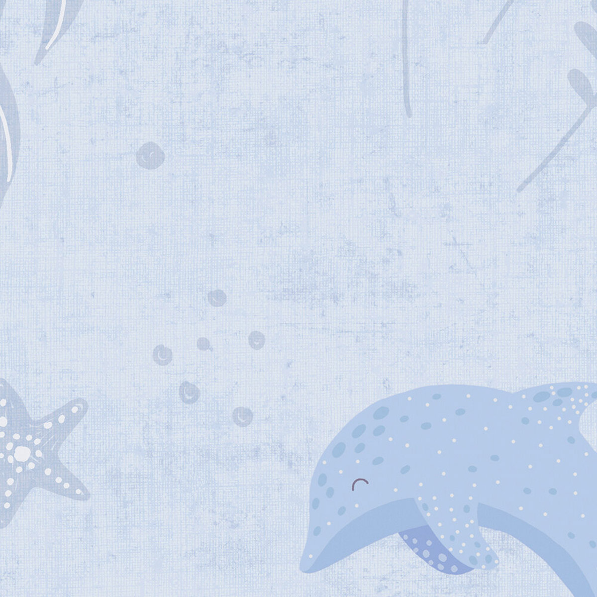 Papier peint Dauphin Marin bleu - Lilly & Luis d'A.S. Création AMB6 | Réf. AS-771321