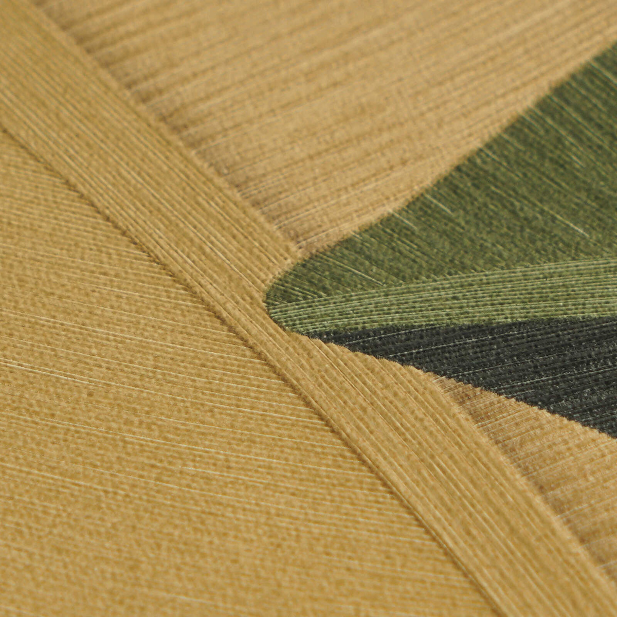 Papier peint Feuillage Graphique vert jaune - Vibes & Styles d'A.S. Création AMB5| Réf. AS-790391