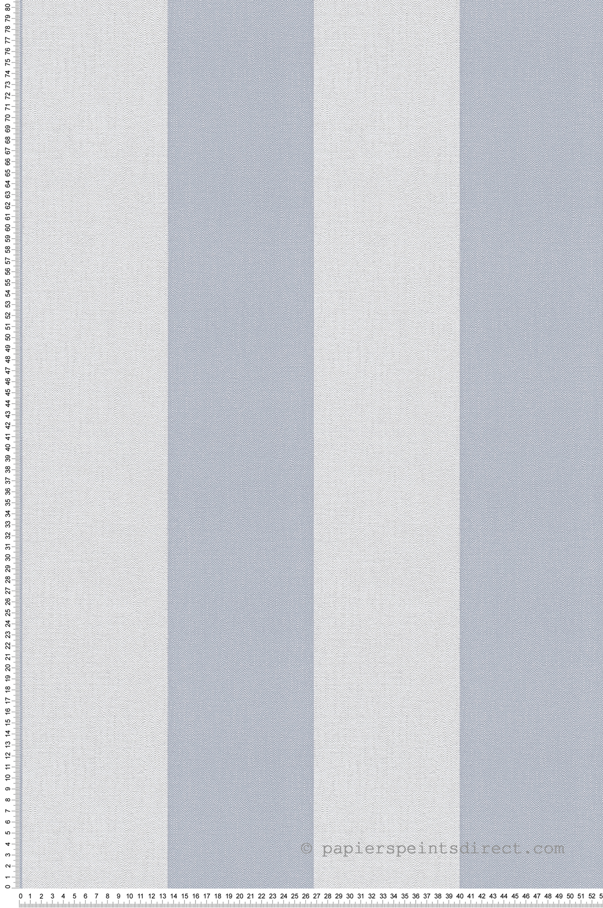 Papier peint Rayure Verticale bleu fumée - Pure Elegance d'A.S. Création | Réf. AS-397935