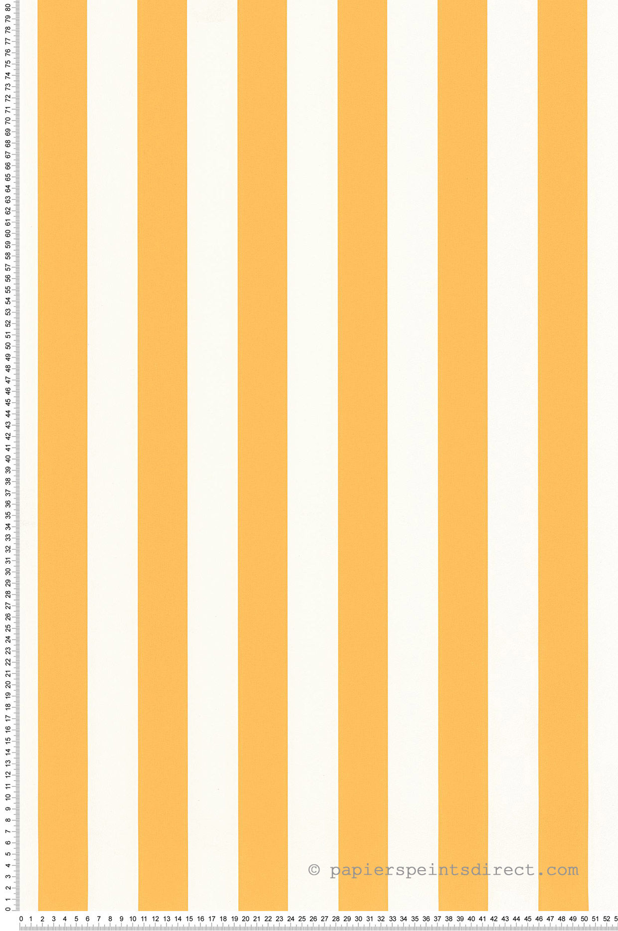 Papier peint Rayures Fines Lines jaune soleil - Basics de Casélio | Réf. BAI104032122