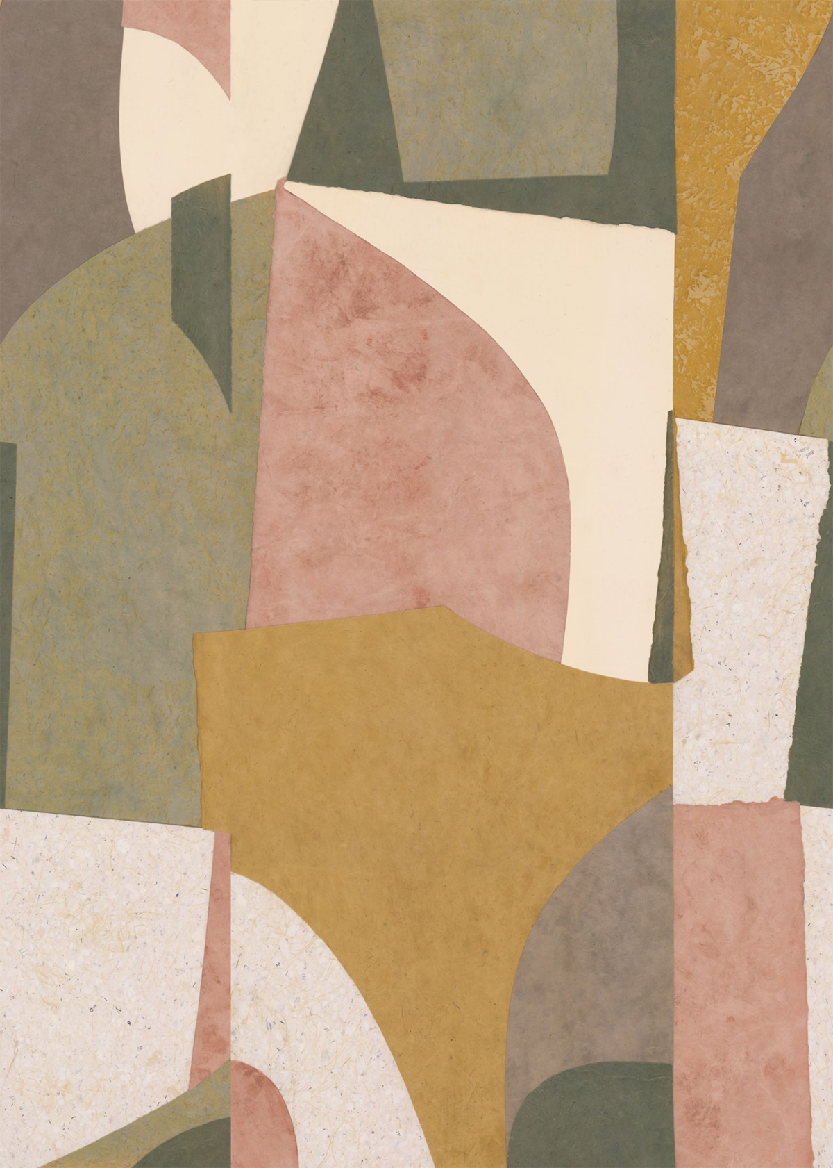 Papier peint panoramique Maestro M jaune moutarde 200x280 - Wonderwalls de Casadéco | Réf. WDWS89042603