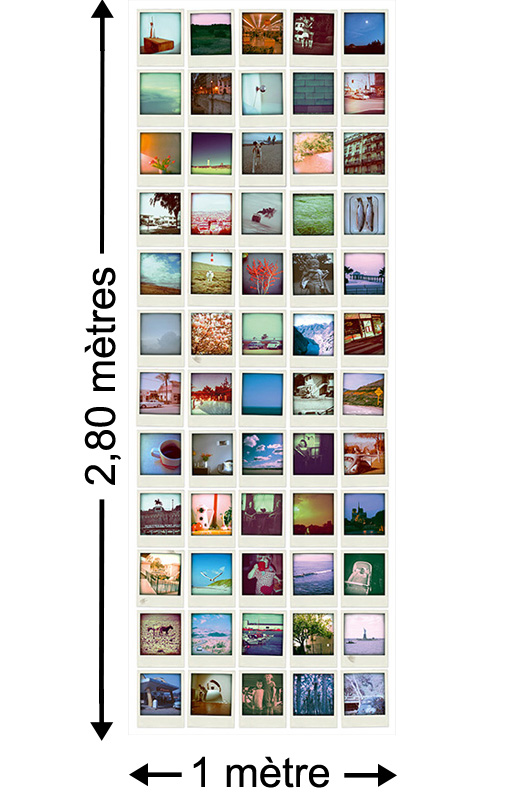 Click - Papier peint lé unique