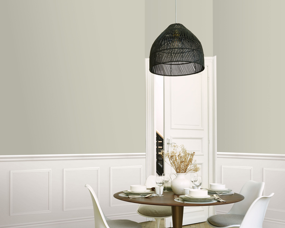 Papier peint Soubassement Bibliothèque Moulure Régulière blanc - Galons et Frises de Casadéco | Réf. GAFR200460255