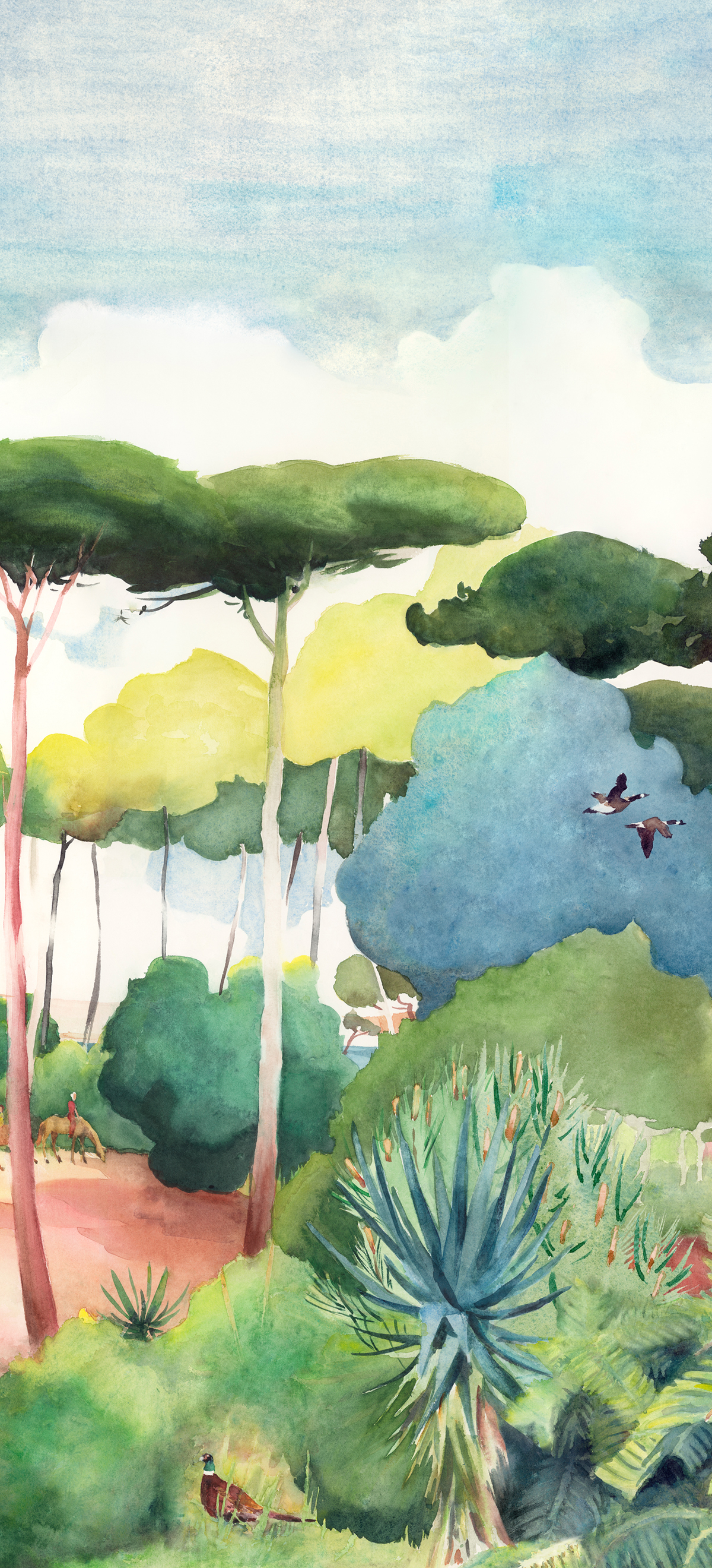 Papier peint panoramique Forêt A - 1/2/3 - Isidore Leroy