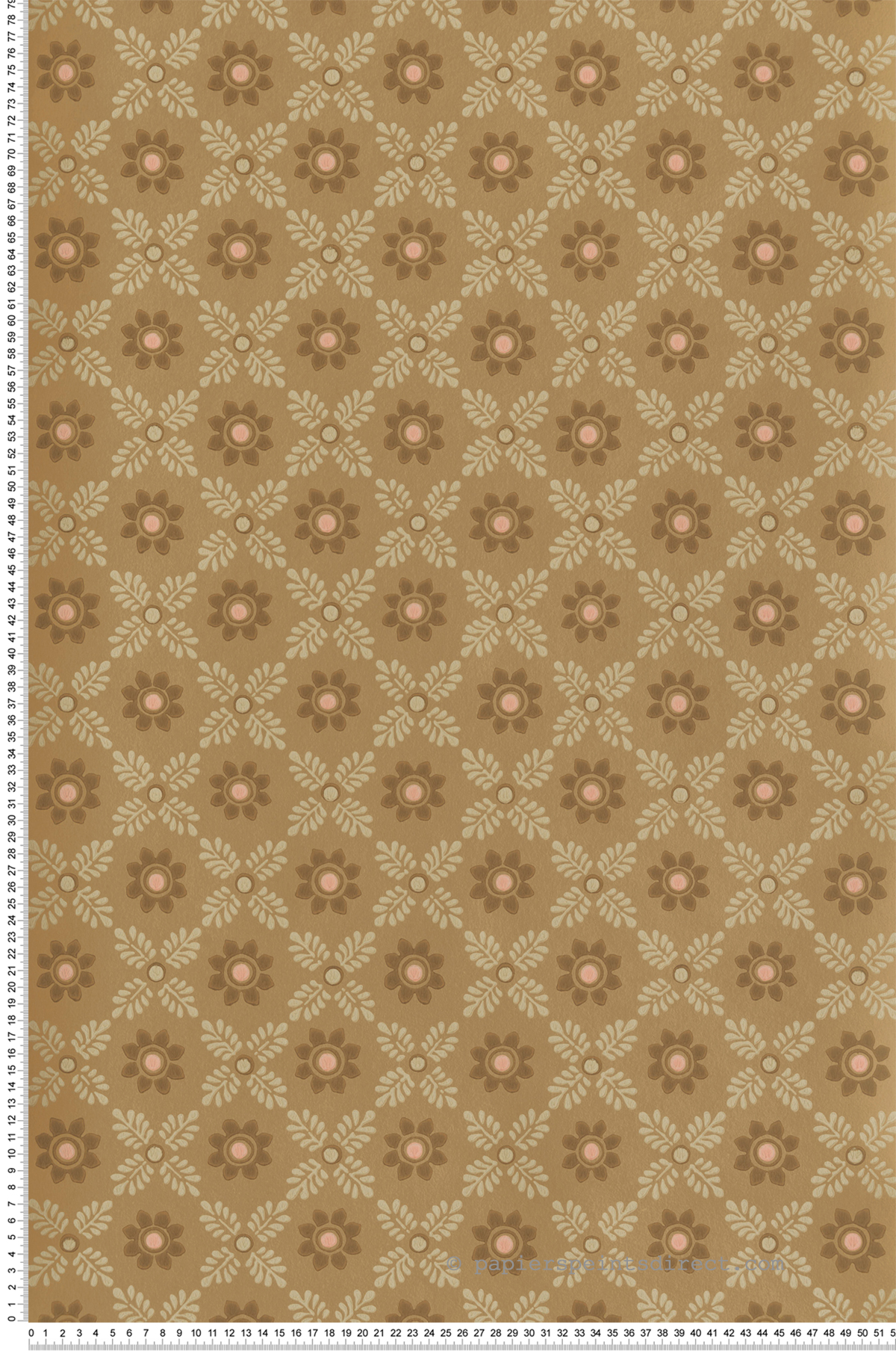 Papier peint Fleur Ditsy Block Bombolone - National Trust Papers 4 de Little Greene | Réf. 0267DIBOMBO