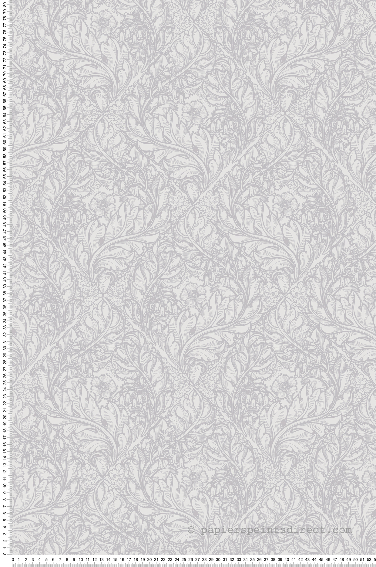Papier peint Losange Fleuri lavande - The Wall Llewelyn-Bowen de Lutèce | Réf. LTC-LB25104