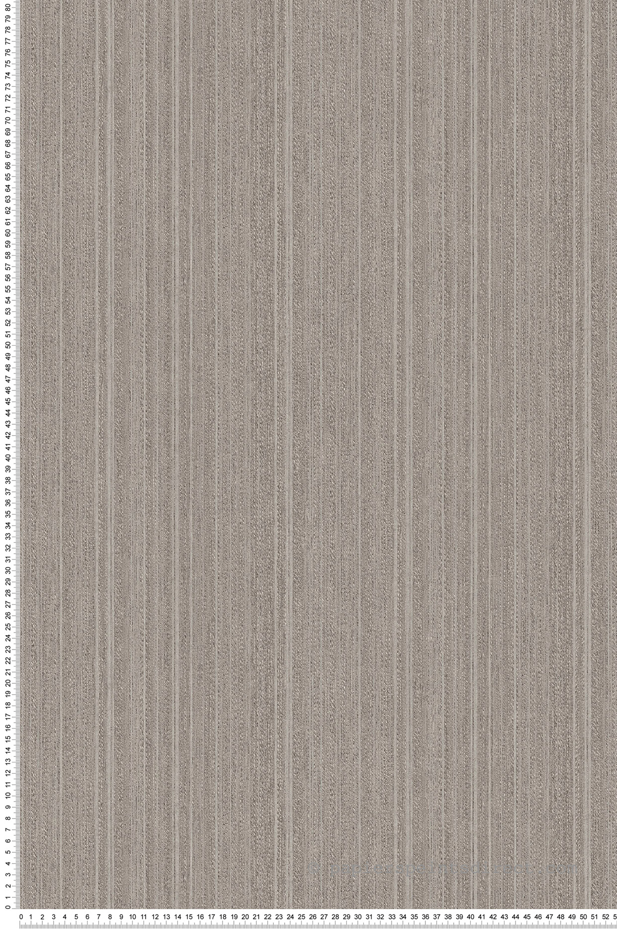 Papier peint Faux Uni Fil à Fil gris éléphant - Herbier de Montecolino | Réf. MC-HE27226