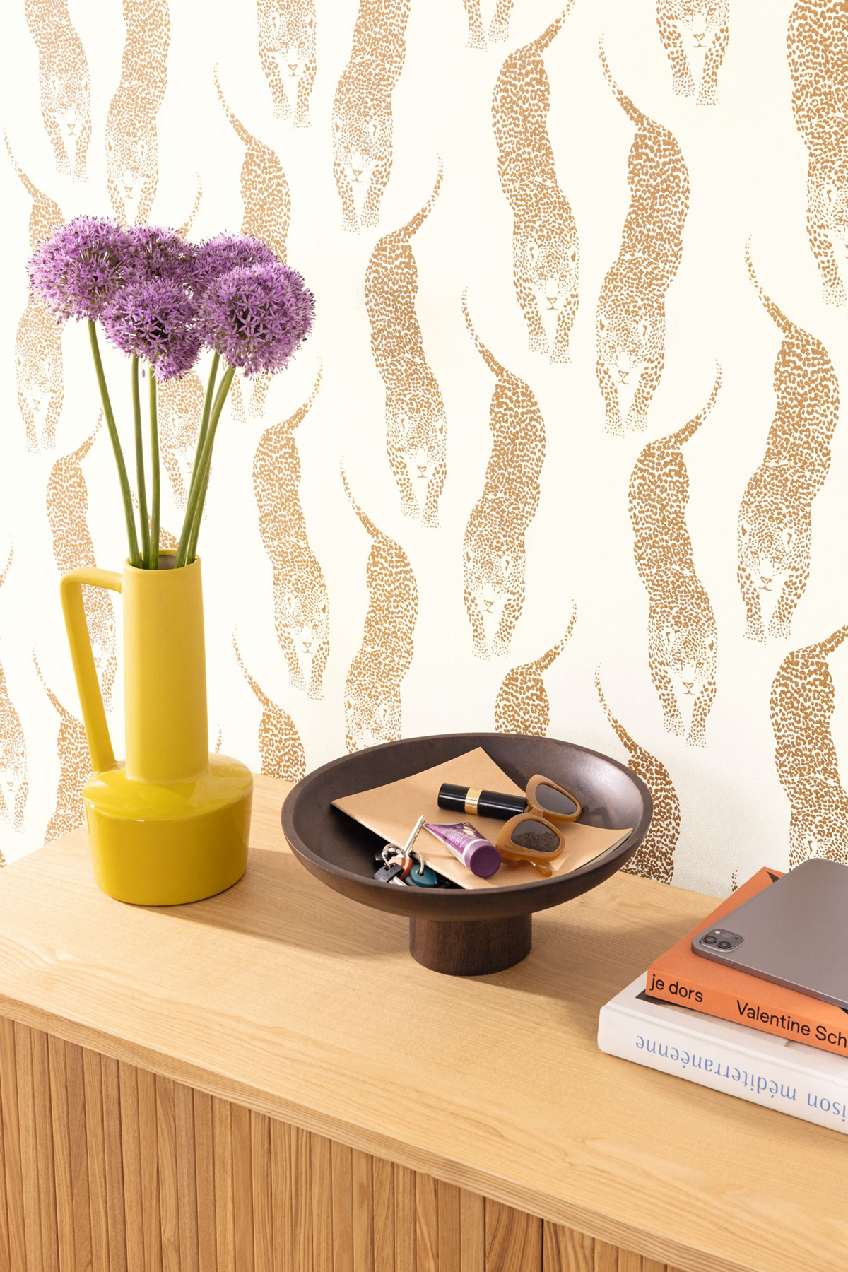 Papier peint Panthera Sauvage doré - Stay Wild de Casélio AMB2 | Réf. WILD104920281