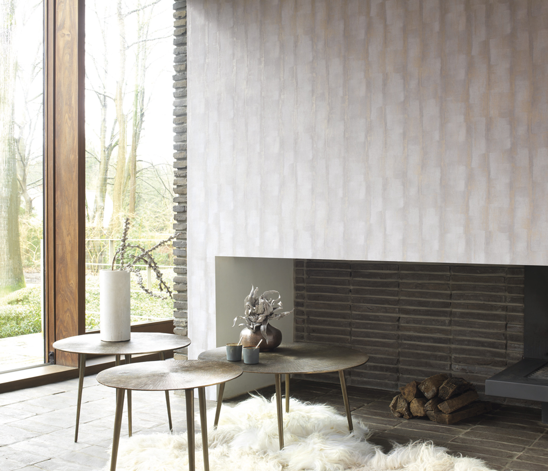 Papier peint Biwa gris - Natsu de Casadéco | Réf. NATS82179214