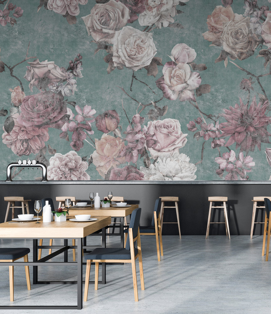 Papier peint panoramique Fleurs Sleeping beauty 2 - Référence DD114392 - Intissé 200g/m2 - Standard 400 x 270