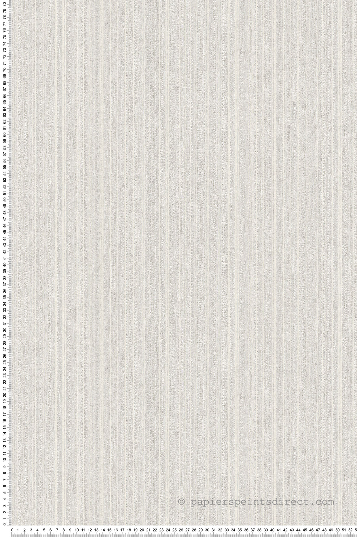 Papier peint Faux Uni Fil à Fil gris perle - Herbier de Montecolino | Réf. MC-HE27220