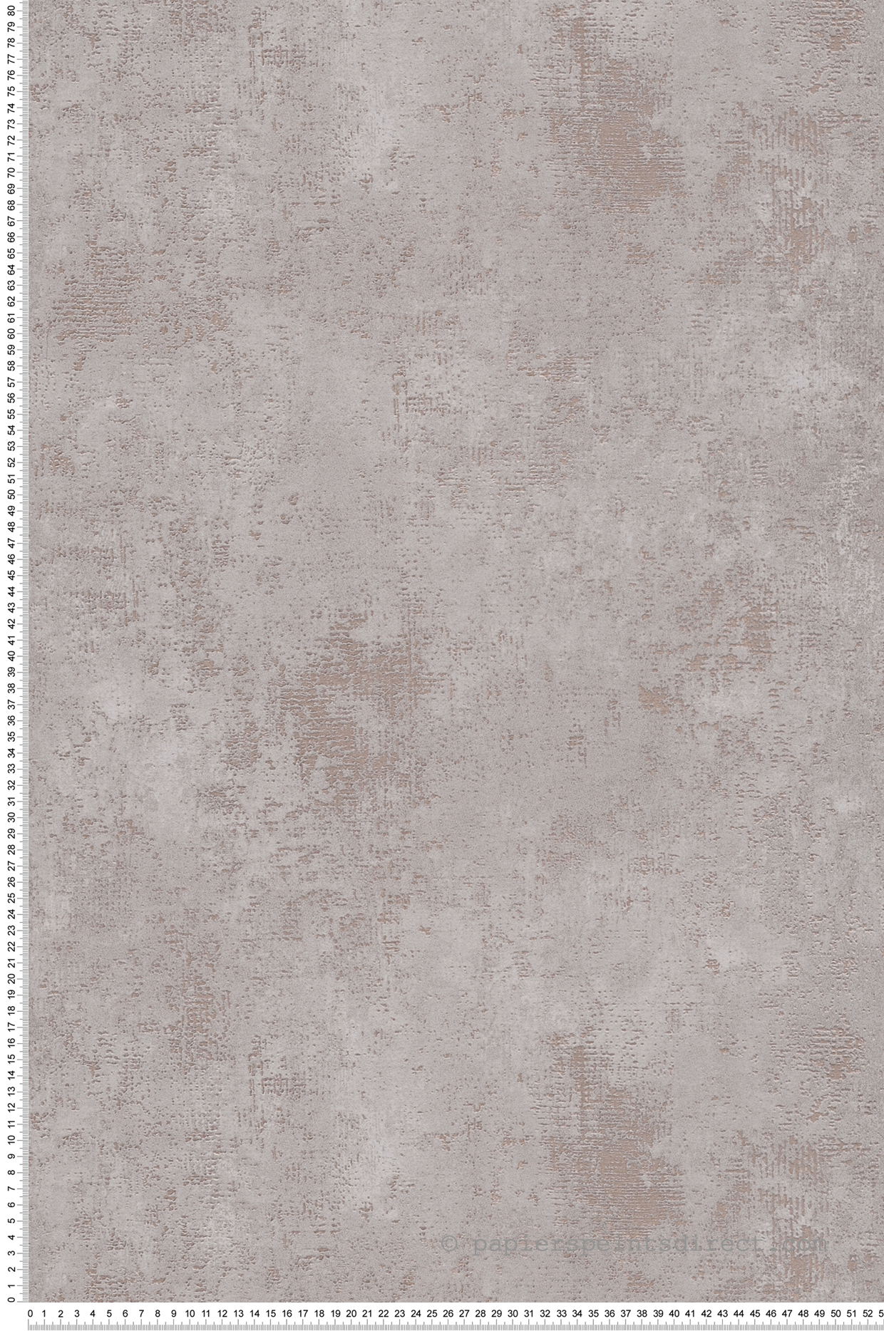 Papier peint Faux Uni Leaves gris cuivré - The BOS d'A.S. Création | Réf. AS-388328