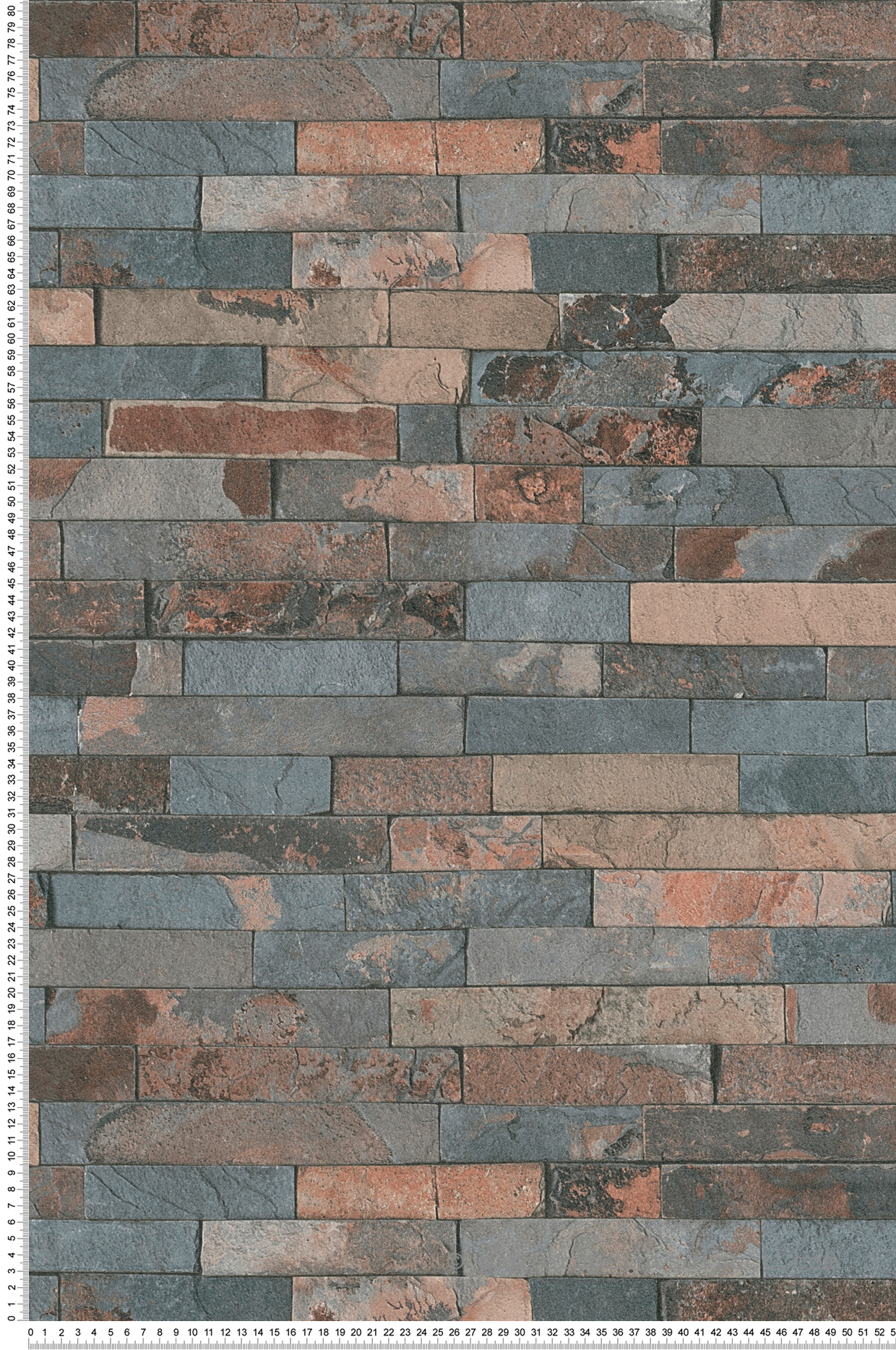 Papier peint Briquettes gris terre - Wood N Stone 2 d'AS Création | Réf. SP04446