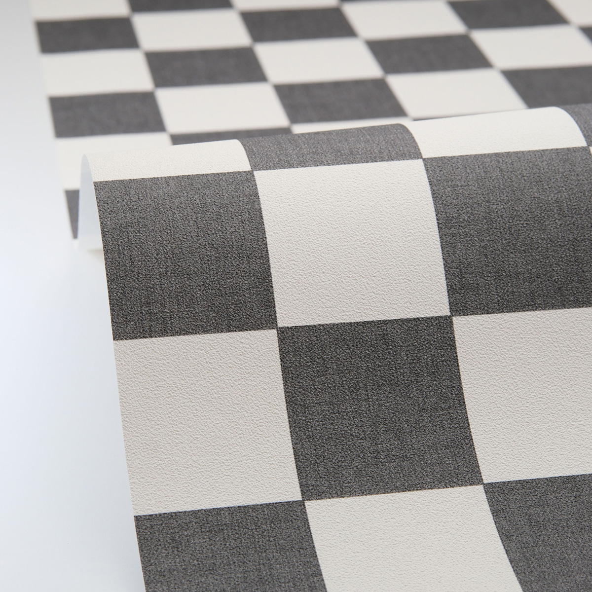 Papier peint Damier Checks anthracite - Moonlight 3 de Casélio ZOOM | Réf. MNL3106749000