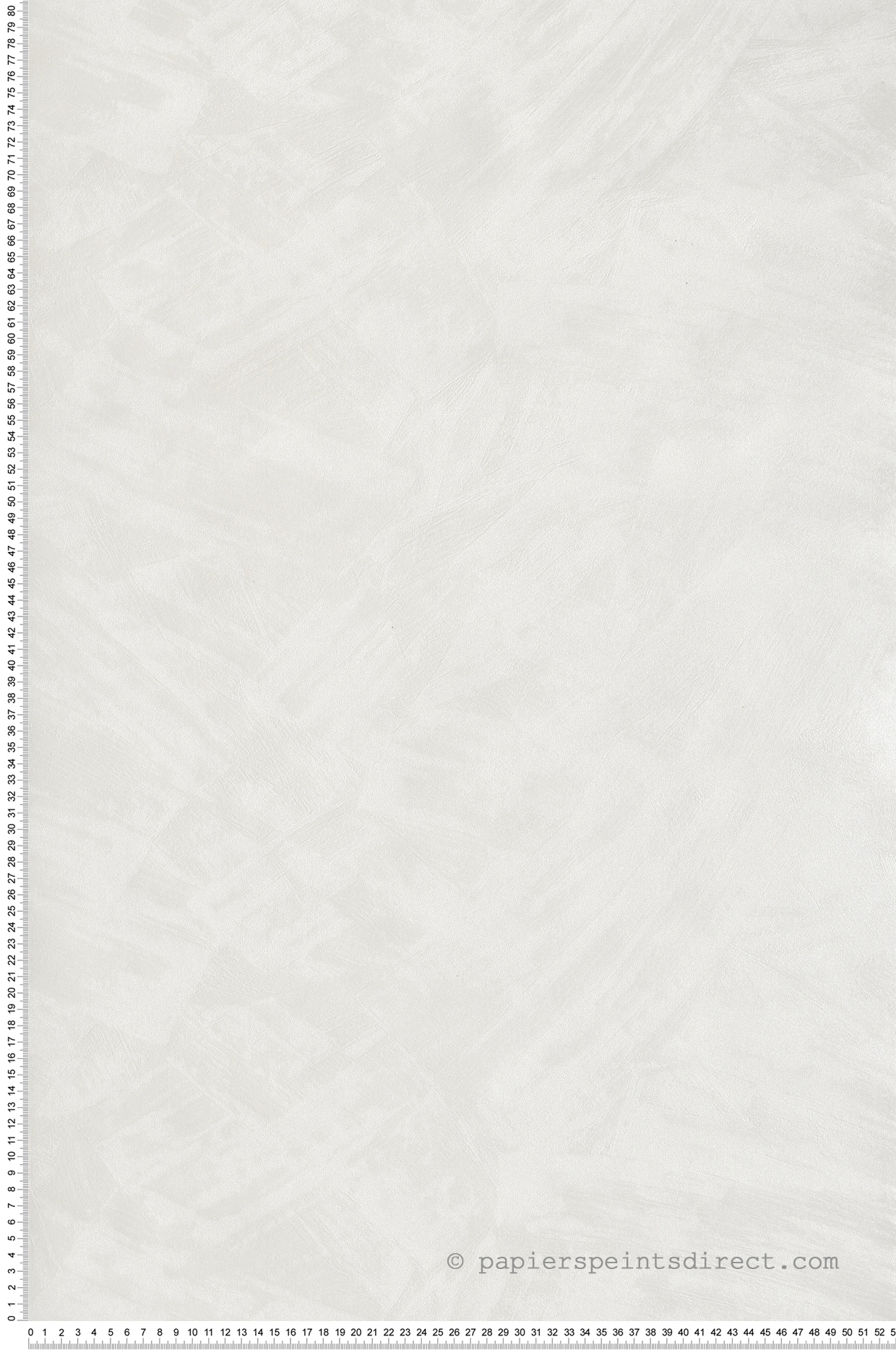 Papier peint Faux Uni Taloché blanc métallisé - Boca Chica de Montecolino | Réf. MC-SO27000