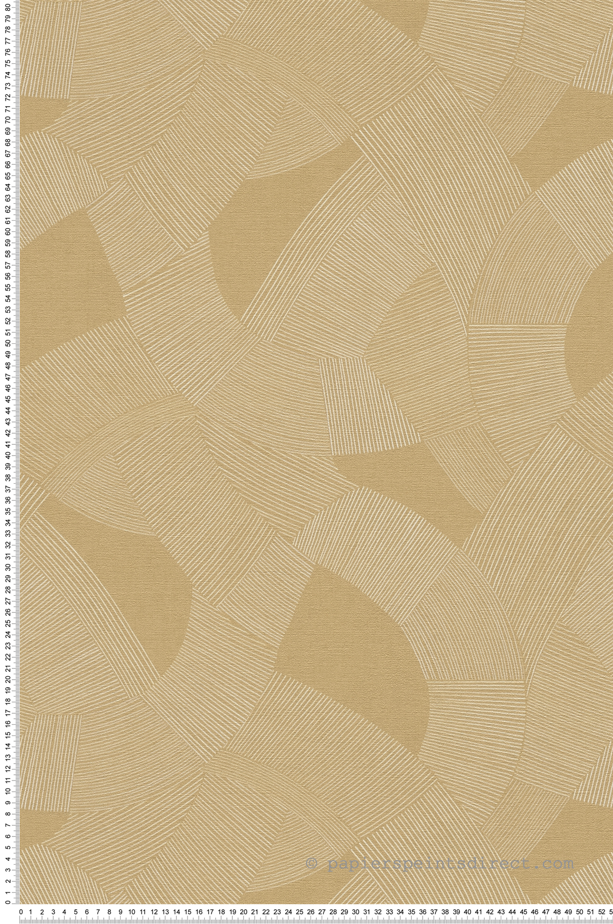Papier peint Géométrie Rayé Calley beige vanille - Cuba 2 d'A.S. Création | Réf. AS-791604