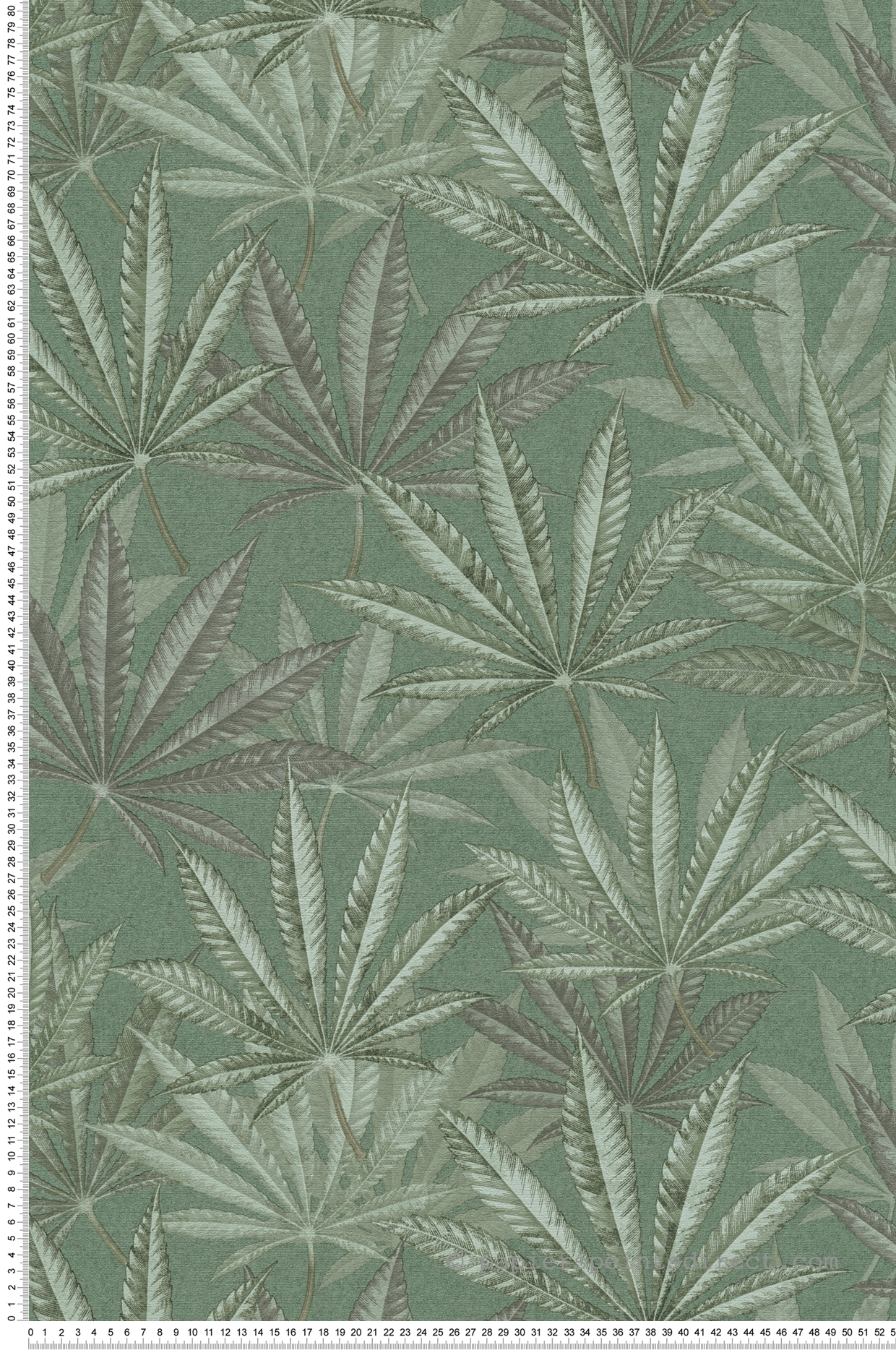 Papier peint Feuilles Sauvages vert - Metropolis Michalsky 6 de Livingwalls | Réf. AS-399841