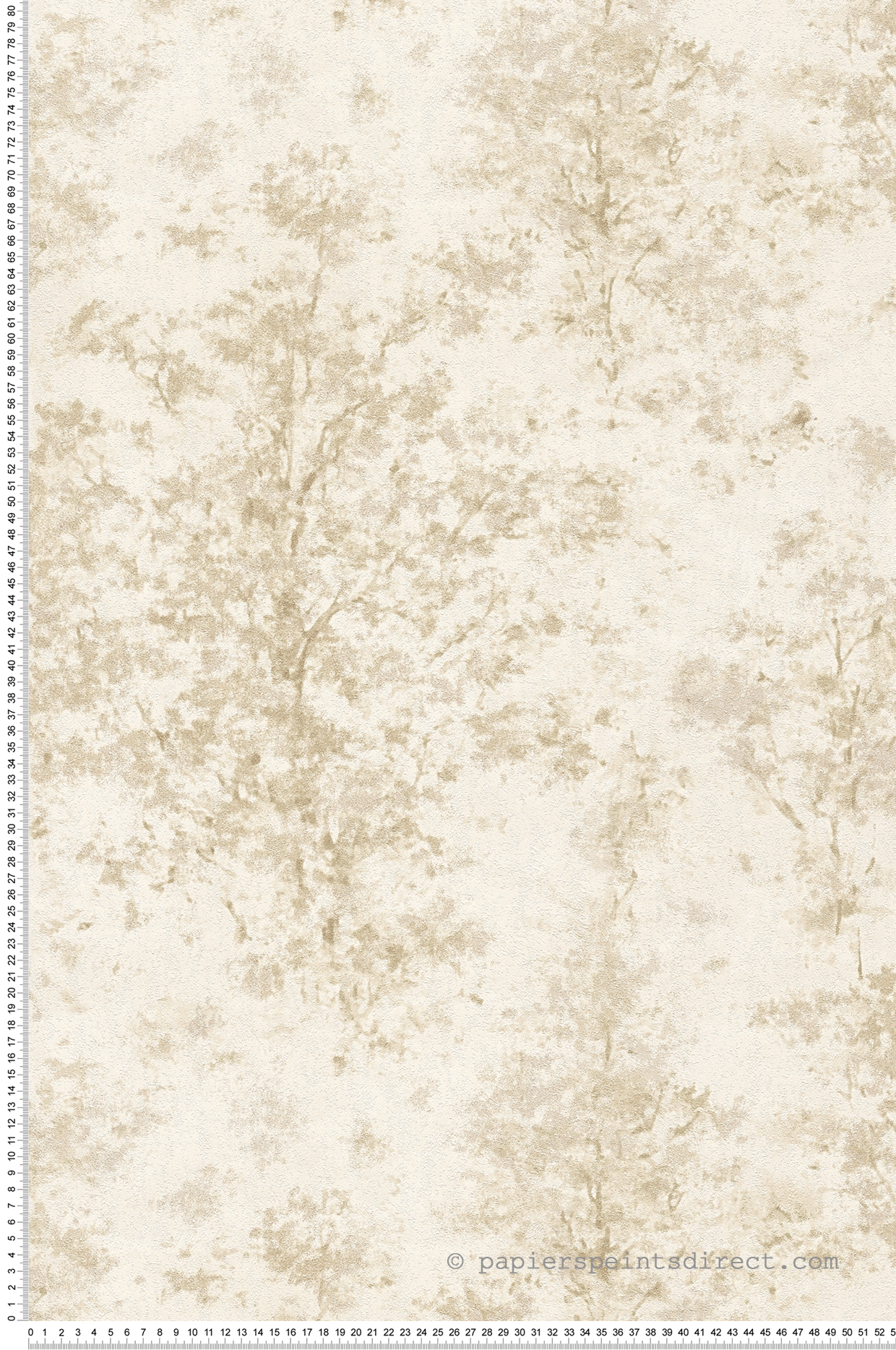 Papier peint Forêt Poétique écru pailleté - Vibes & Styles d'A.S. Création | Réf. AS-792003
