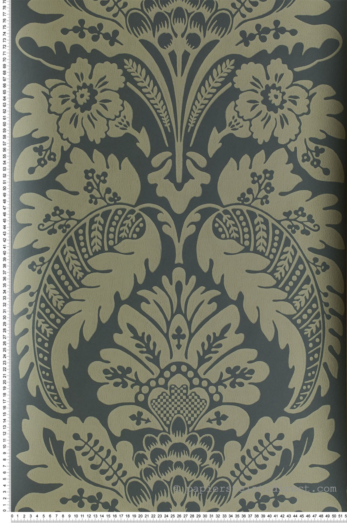 Papier peint Wilton Marle - Collection London Wallpapers V de Little Greene