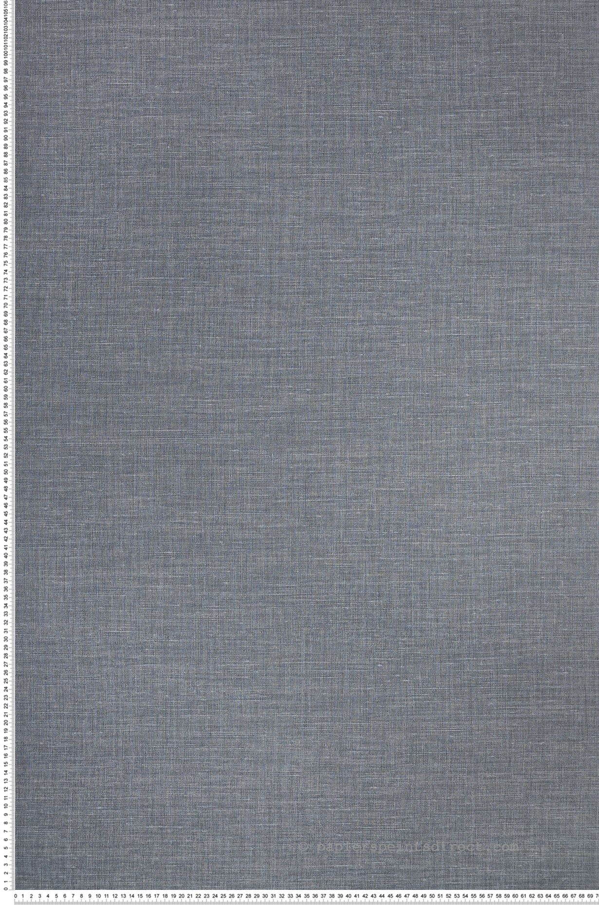 Papier peint Lin Shinok bleu grisé - Le Lin 2 de Casamance | Réf. CAS-73814190