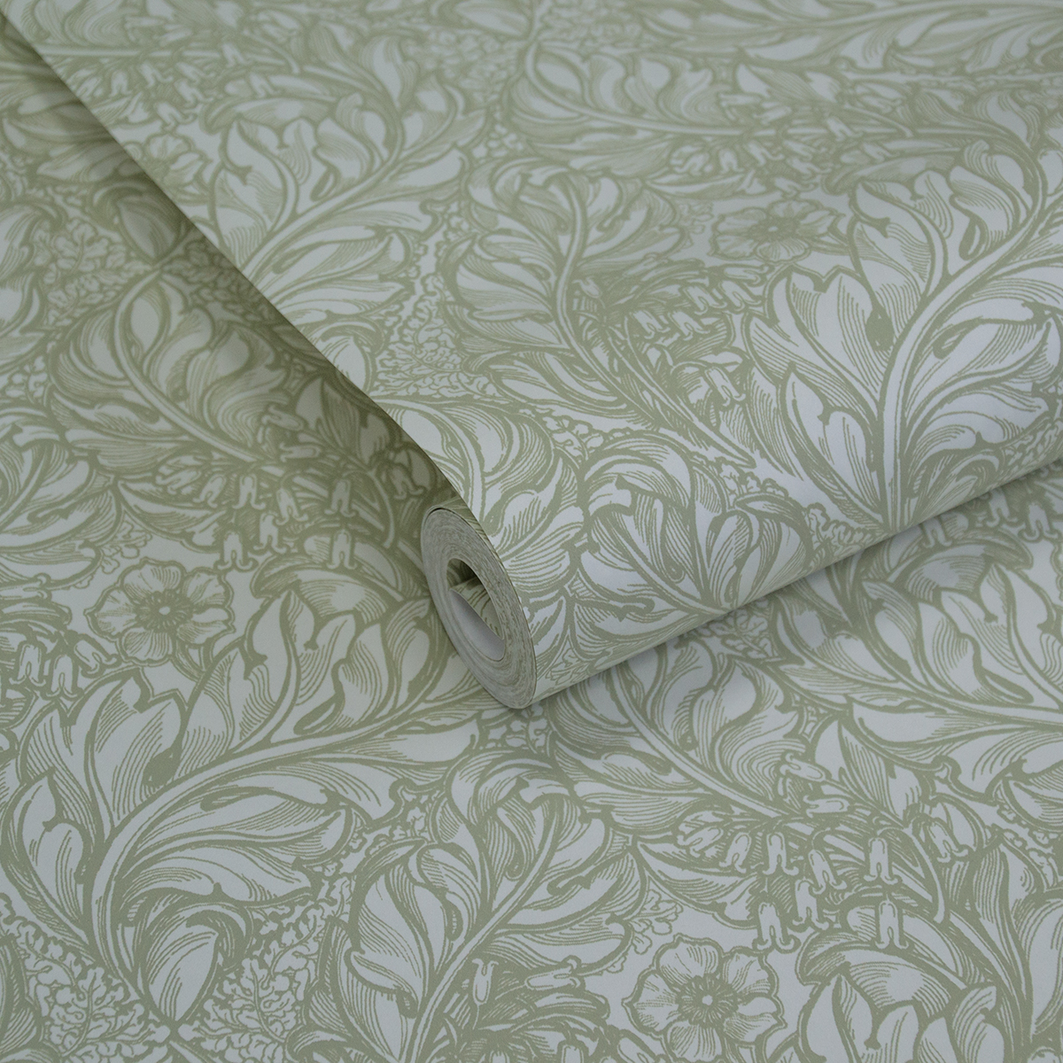 Papier peint Losange Fleuri vert pâle - The Wall Llewelyn-Bowen de Lutèce | AMB2 Réf. LTC-LB25102