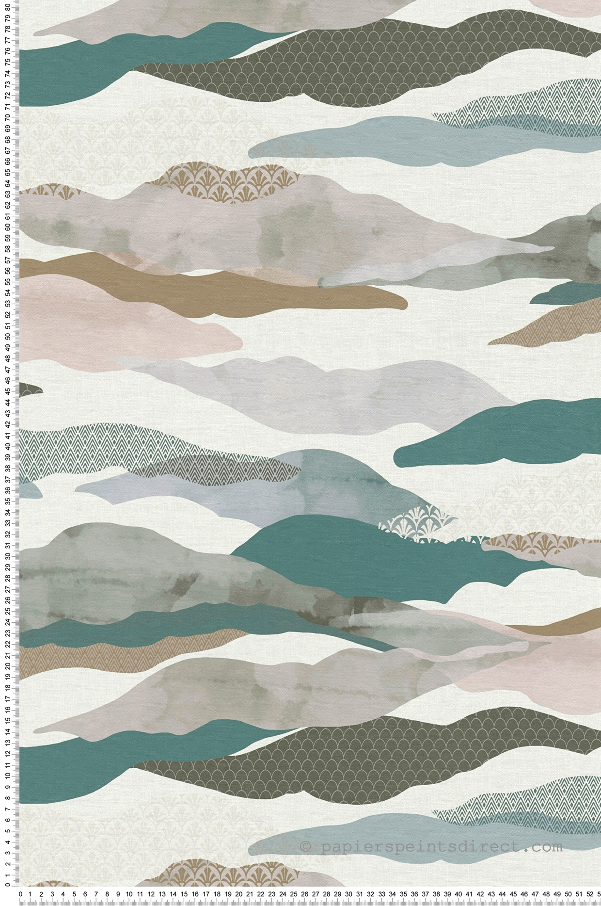 Papier peint Nuage de Montagne gris brun - Pintwalls 2 d'A.S. Création | Réf. AS-396993