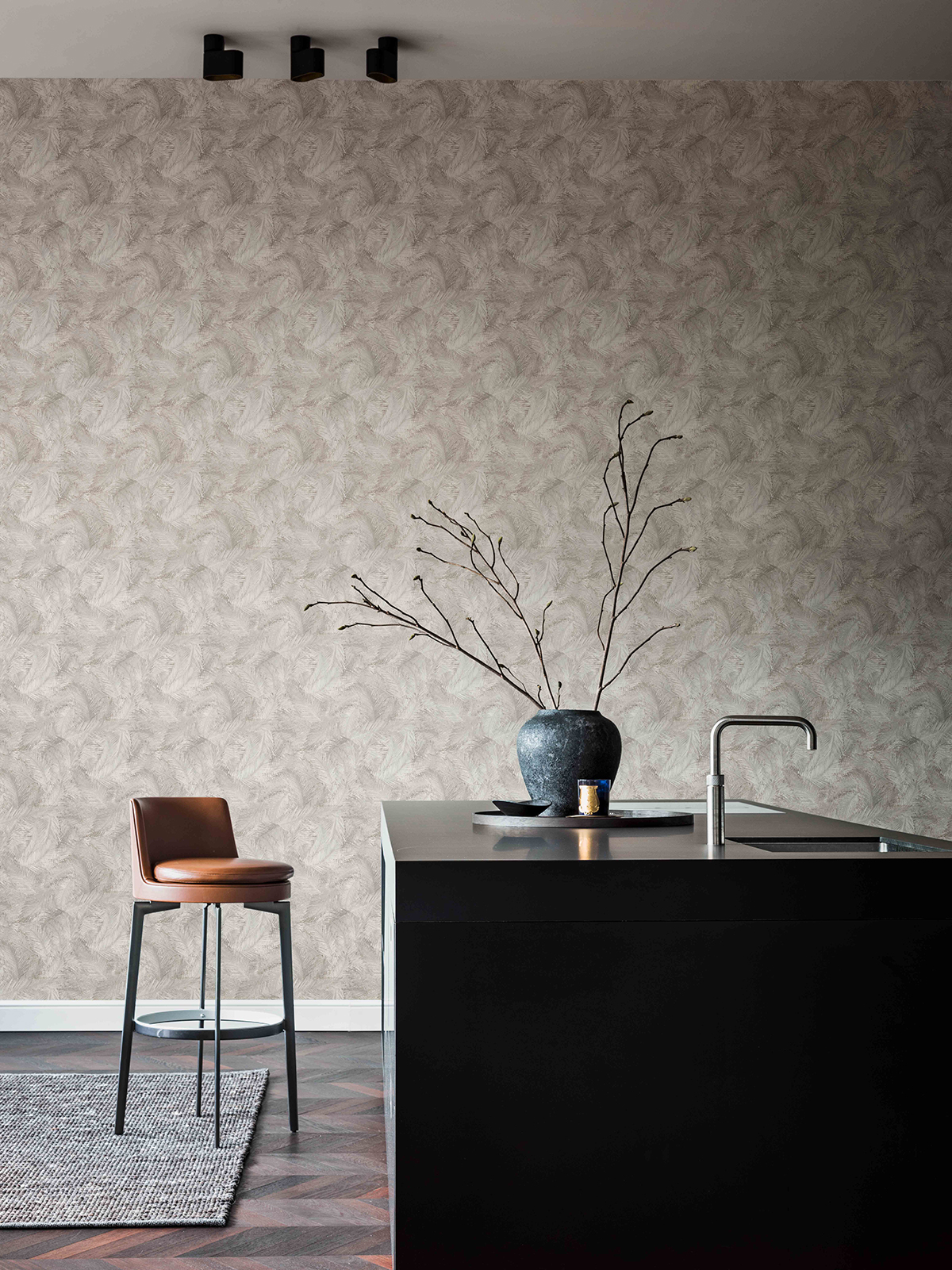 Papier peint Palme Oasis beige - Explore de Lutèce | LTC-EXP562