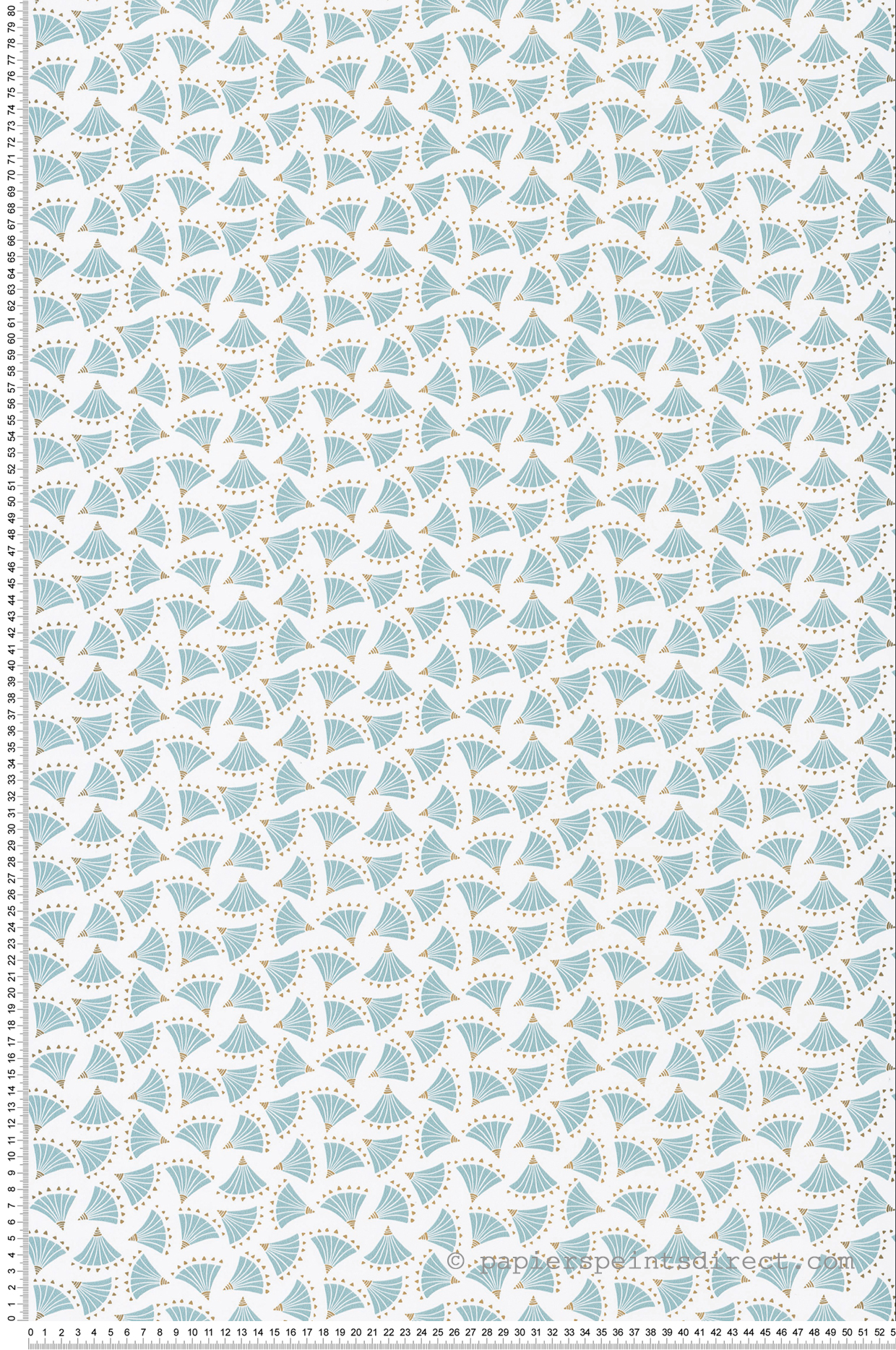 Papier peint Origami bleu - Hanami de Casélio | Réf. HAN100366100