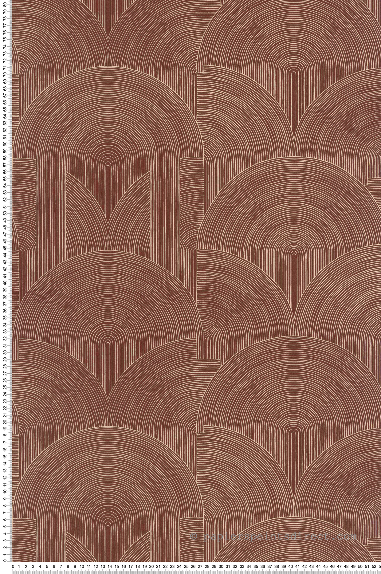 Papier peint Arche Graphique Delicacy bordeaux - Light de Casélio | Réf. LIG106565055