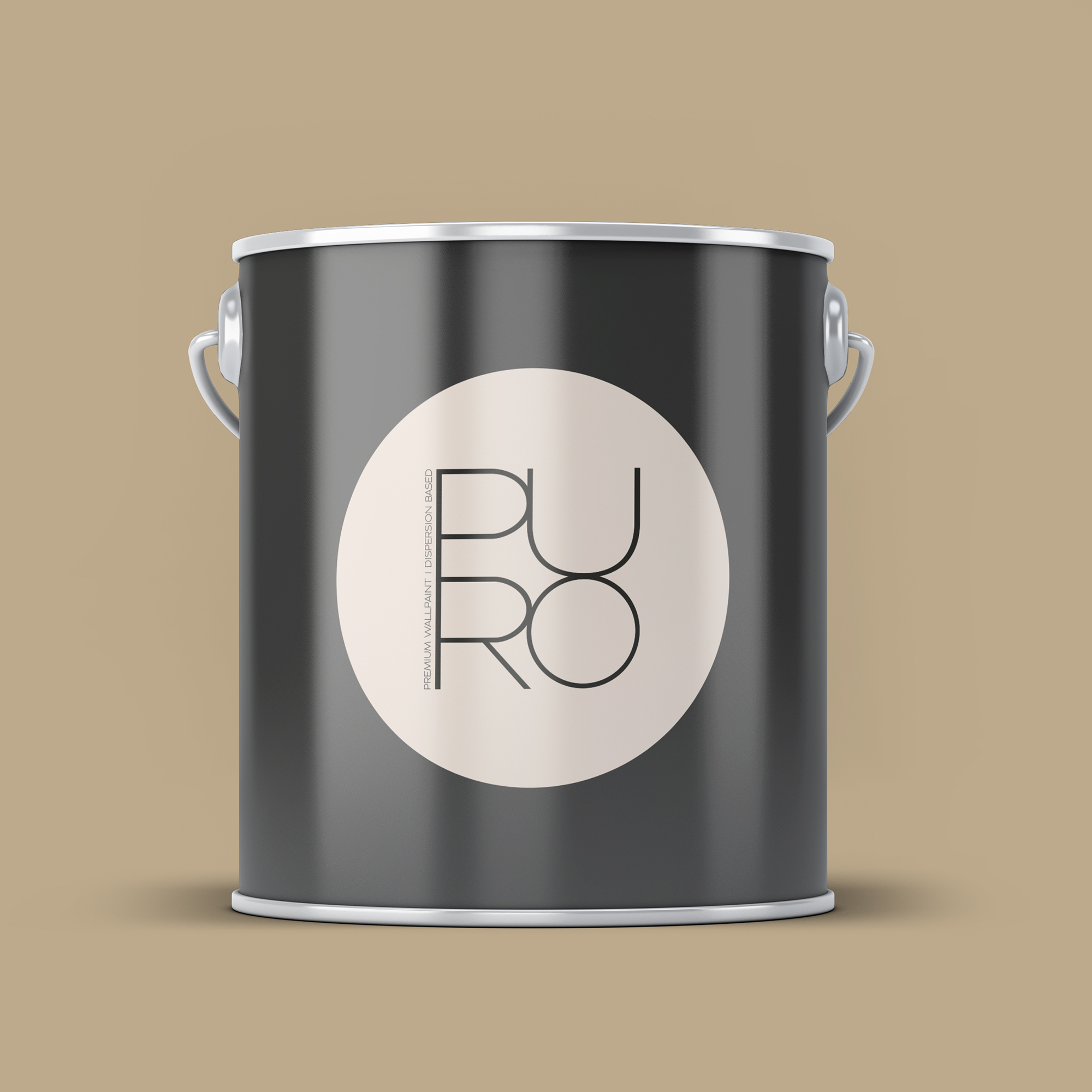 Image d'un pot de 5 litres de peinture Puro beige mellow brown - c7009