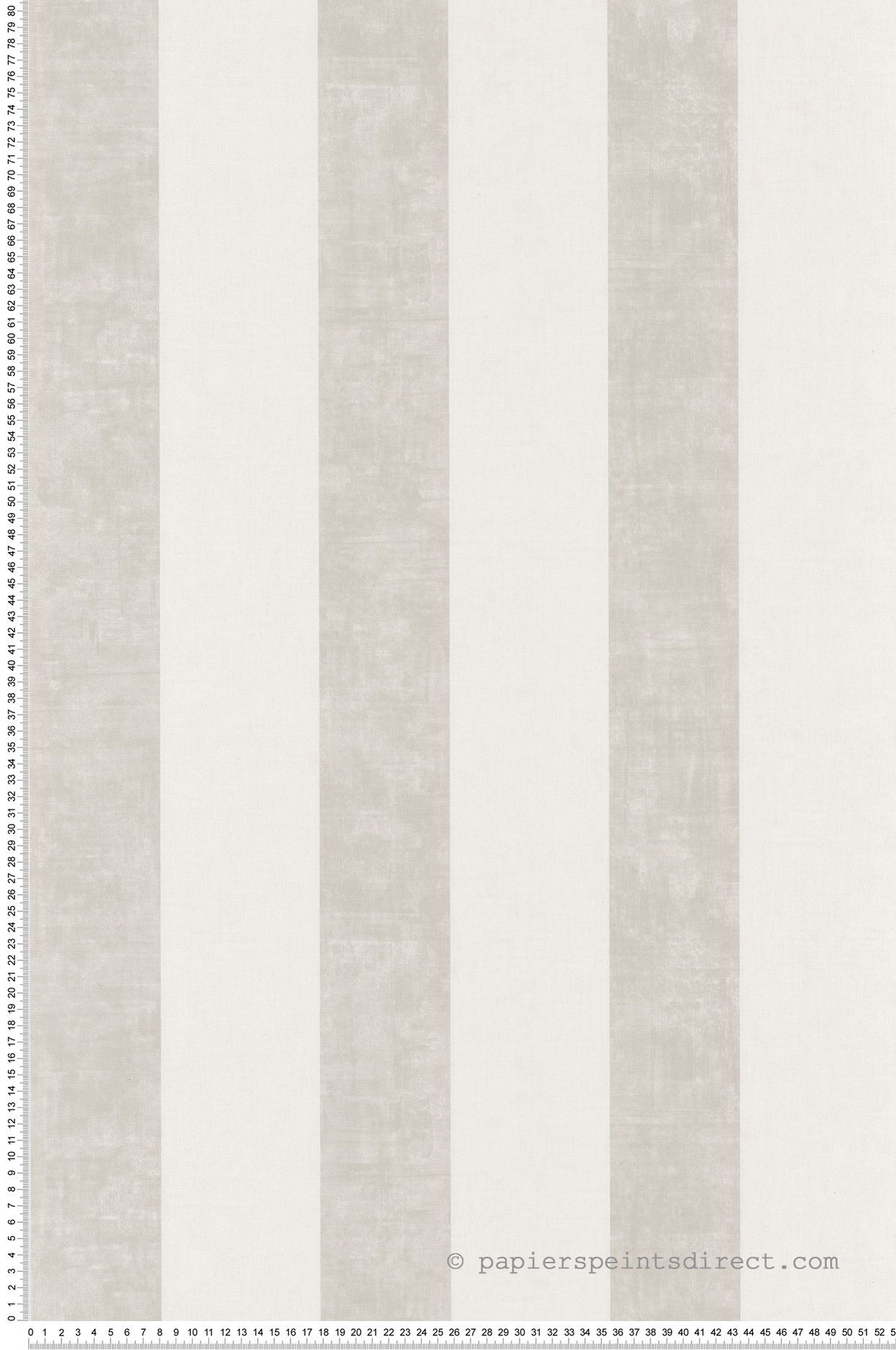 Papier peint Rayure Alizé grège - Les Rayures de Casadéco | Réf. RAYS84031335