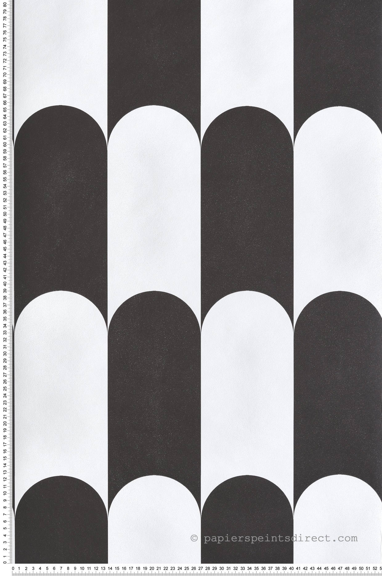 Papier peint Arcade Damier noir blanc - Maison Paradis de Lutèce | Réf. LTC-MP15559