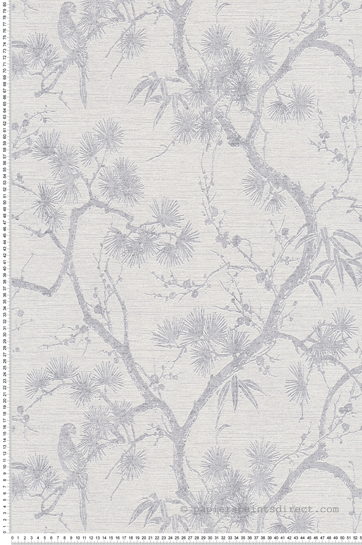 Papier peint Jardin Japonais gris - Metropolitan Stories 2 d'AS Création | Réf. SP15524