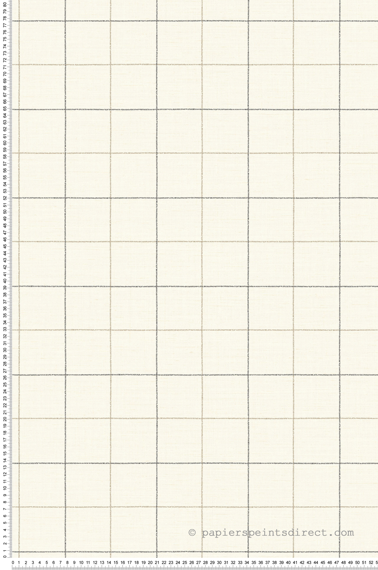 Papier peint Carreaux Scandinave Liam beige - Carnaby Street de Casadéco | Réf. CARN200510142