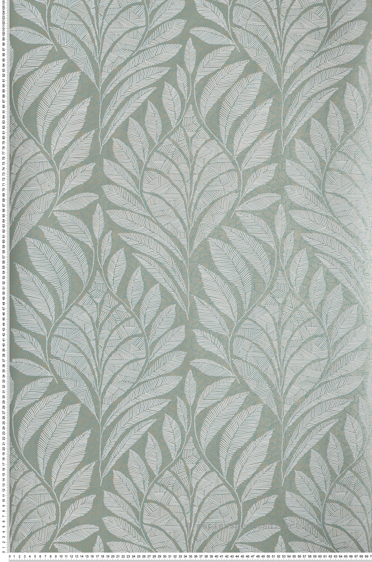 Papier peint Feuillage Gustav céladon - Printemps Viennois de Casamance | Réf. CAS-74770202