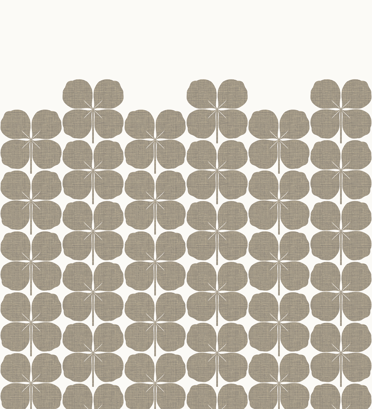 Papier peint panoramique Trèfle à 4 Feuilles Bonheur Grès A+B - 1/2/3/4/5/6 - Isidore Leroy