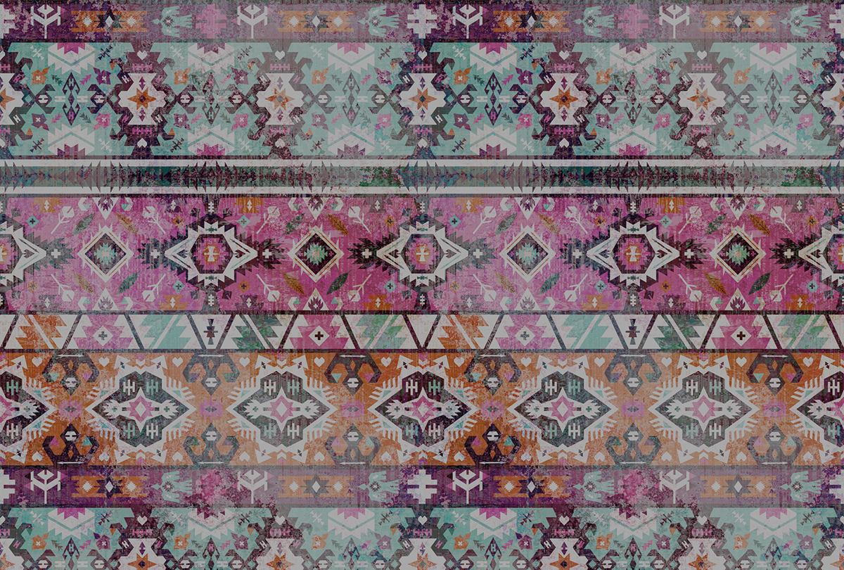 Papier peint panoramique Ethnique Navajo 2  - Référence DD110926 - Intissé 200g/m2 - Standard 400 x 270