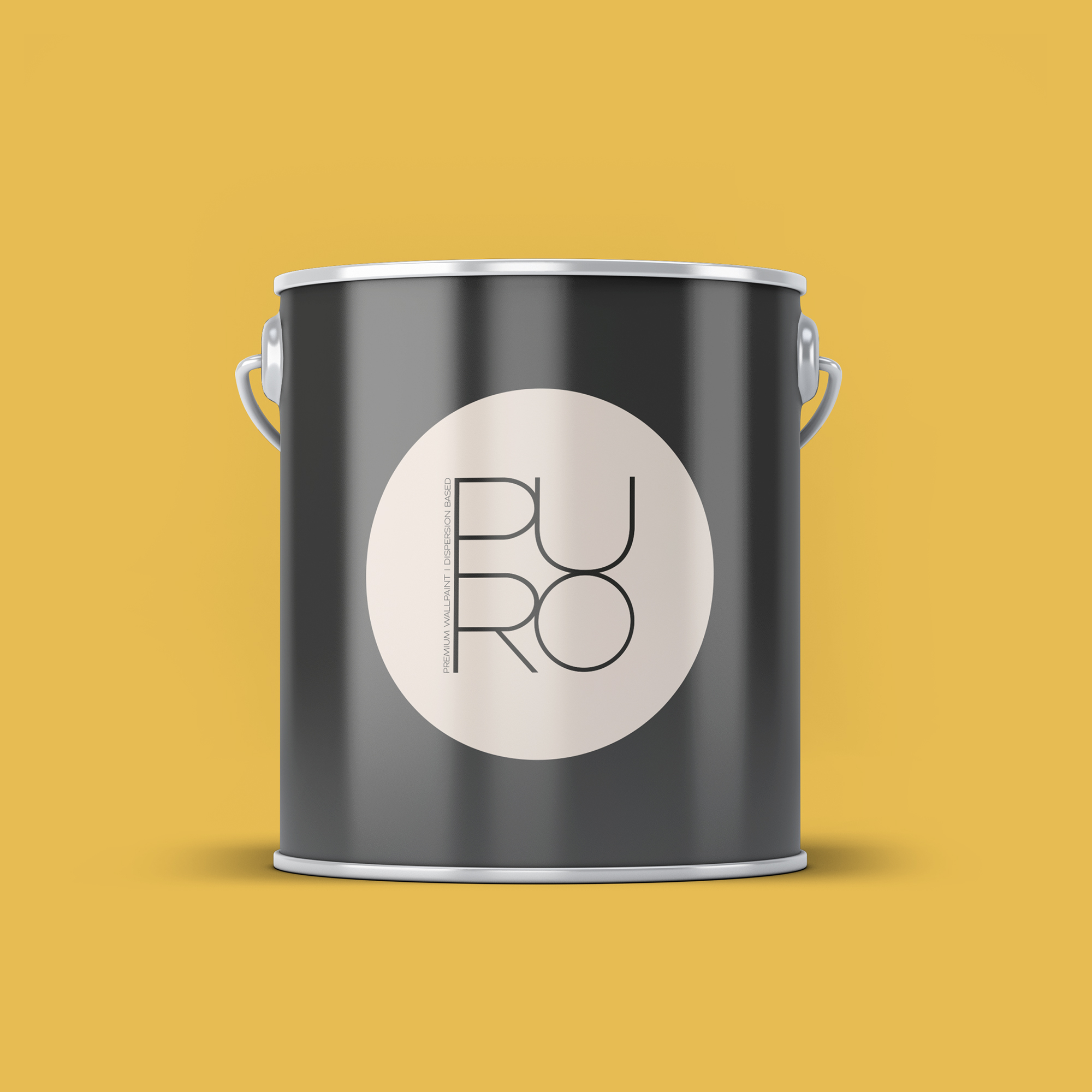 Image d'un pot de 2,5 litres de peinture Puro jaune sunny yellow - c8003
