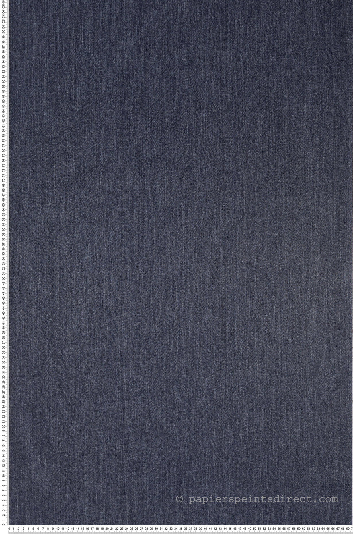 Papier peint toile Goa bleu indigo - Ceylan de Casamance | Réf. CAS-74511734