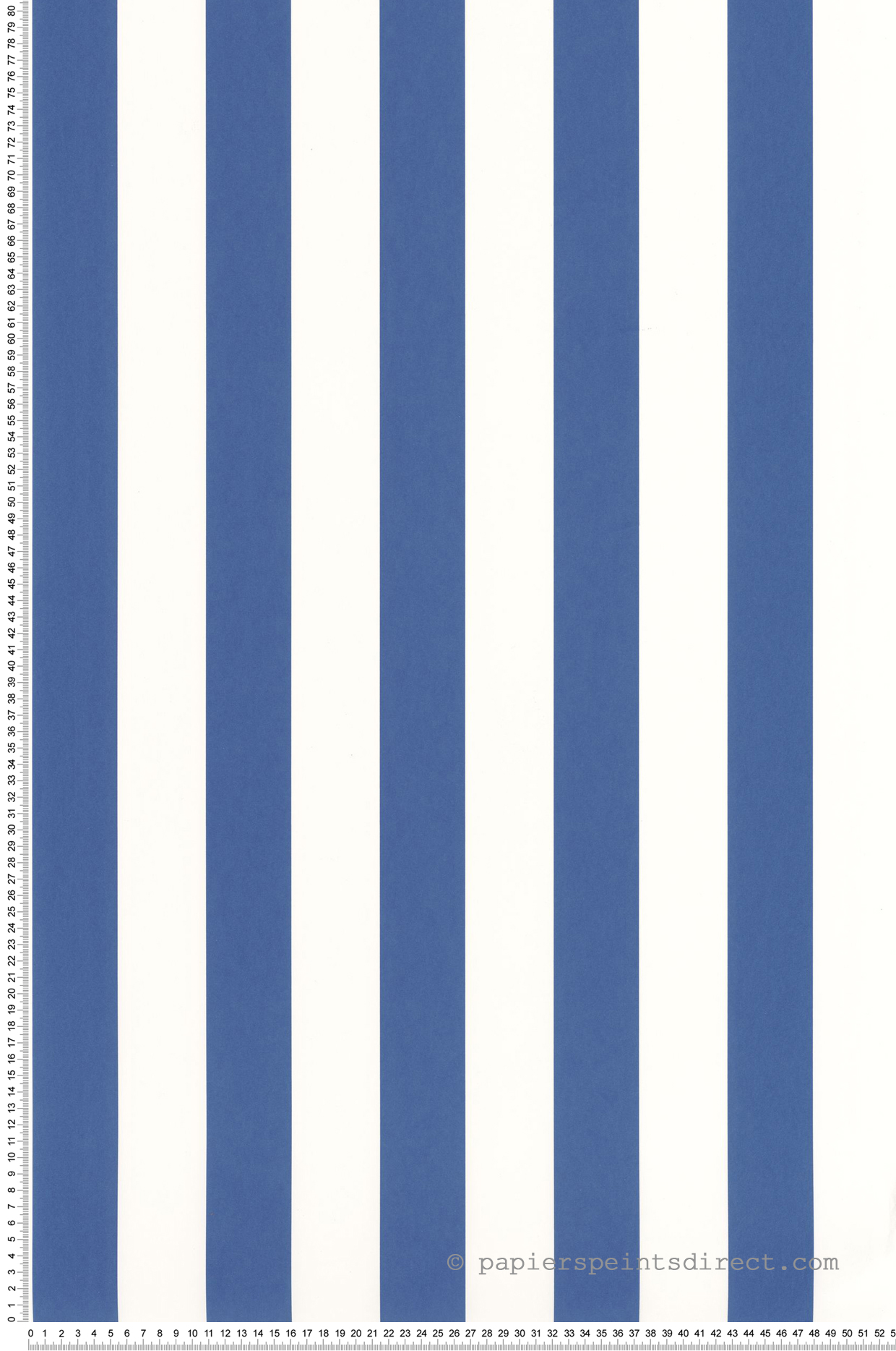 Papier peint à Rayures Olympes bleu grec - Méditerranée de Casadéco | Réf. MEDI87436679