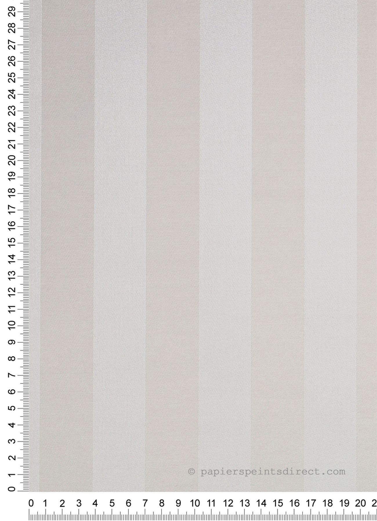 Tissu mural Rayure Satiné grège - Textil'In de Montecolino | Réf. MC-TIN230001