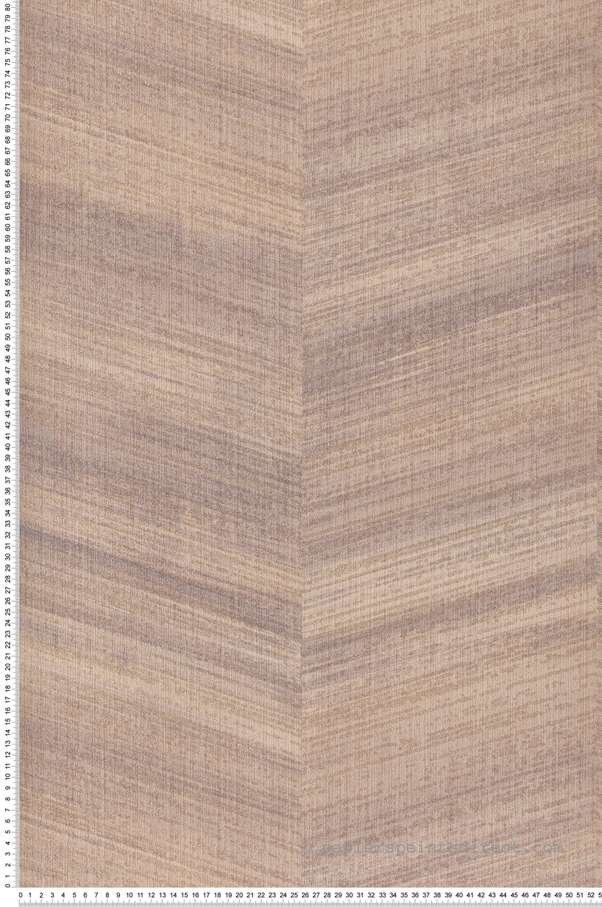 Papier peint Chevrons de Billes nude - Pearl de Montecolino | Réf. MC-81324