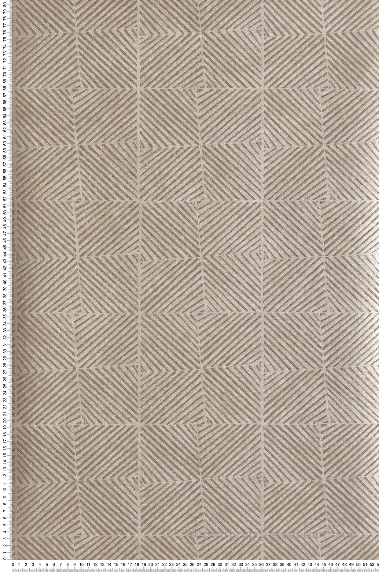 Papier peint Carré Tyre taupe doré - The Texture Book de Masureel | Réf. MAS-EAR303