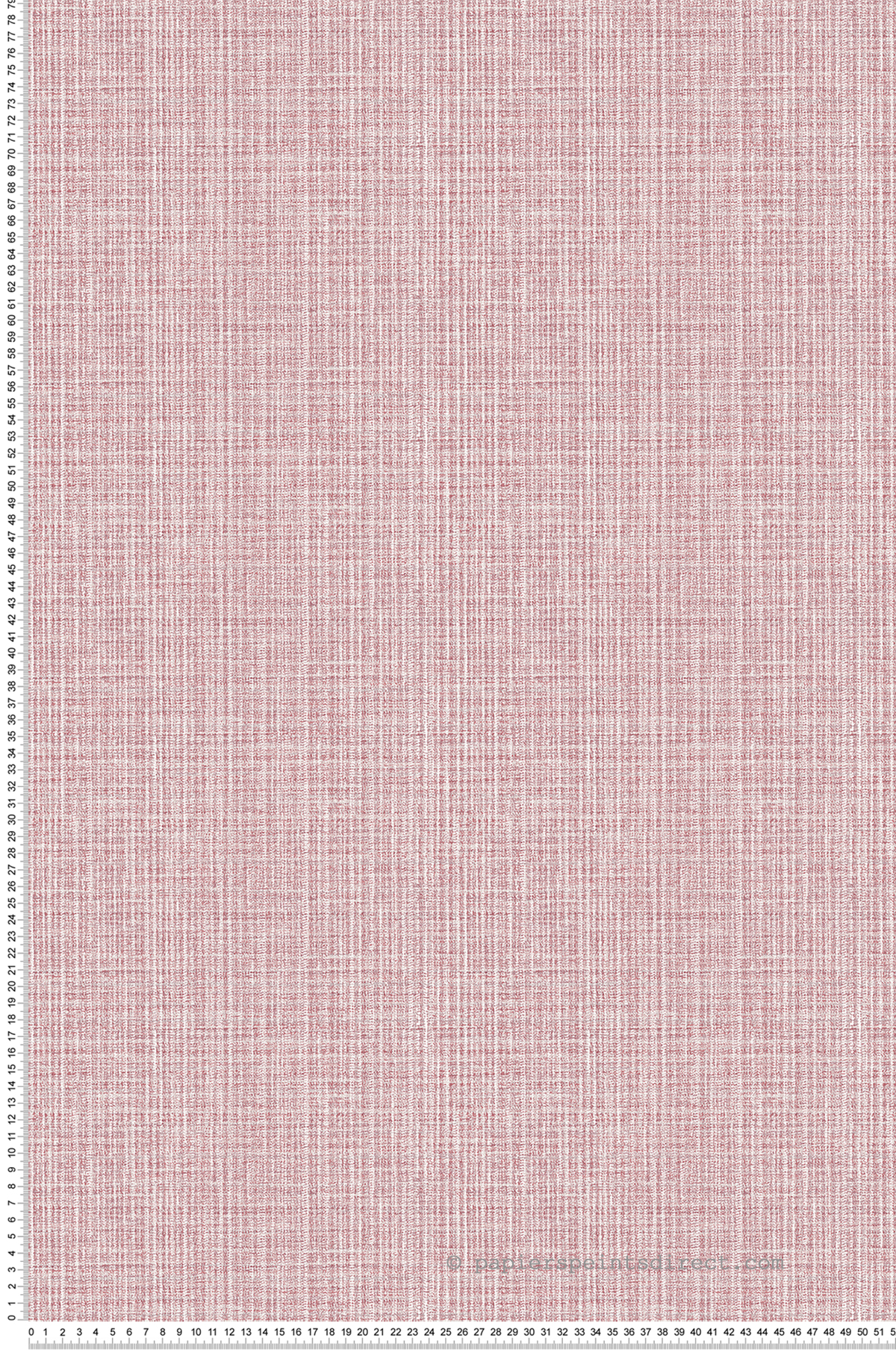 Papier peint Faux Uni Moucheté Kantera rose grenadine - Delicatesse de Lutèce | Réf. LTC-FD26839